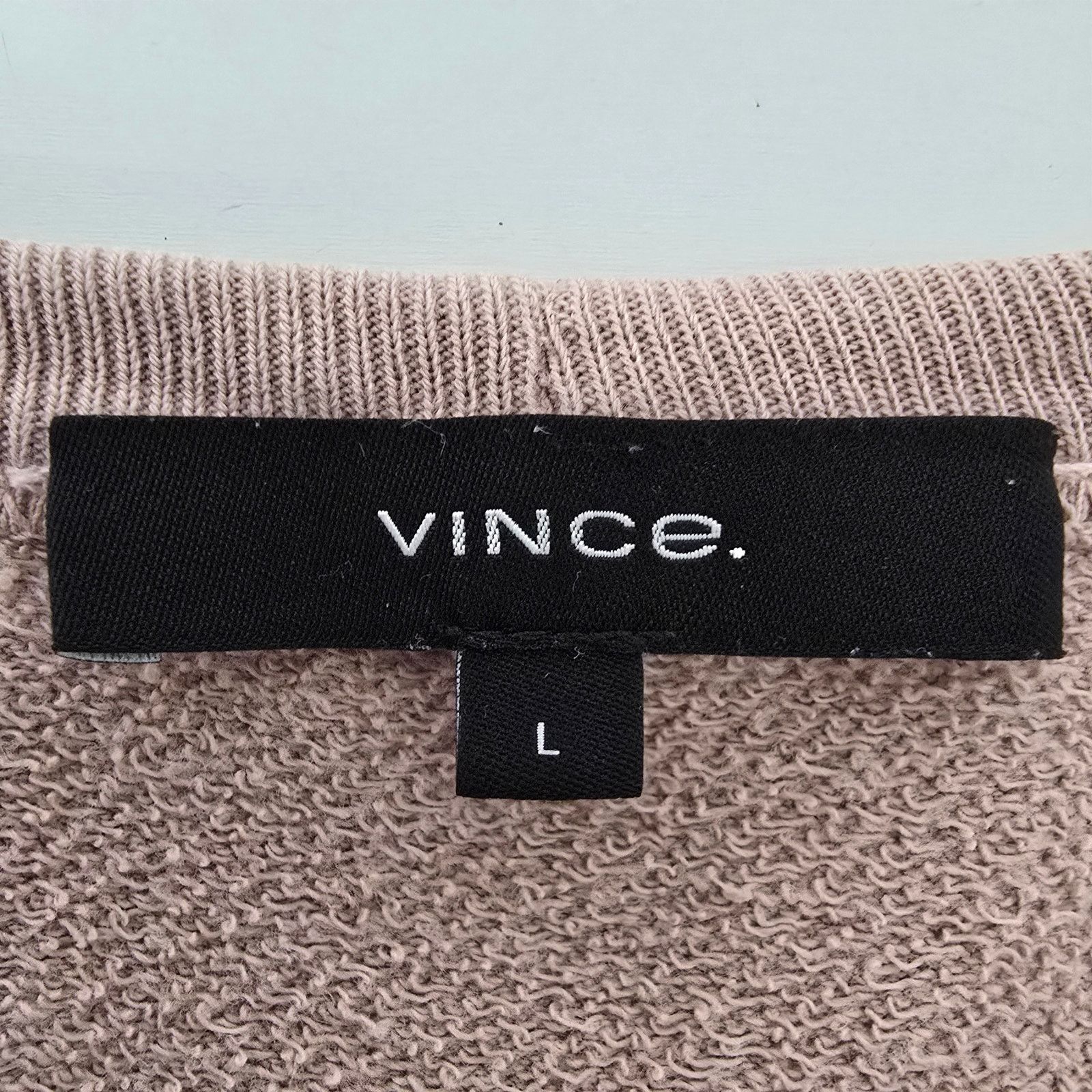 Vince VINCE Garment Dye Sweatshirt In Washed Himalayan L/S Tee L Size US L / EU 52-54 / 3 - 10 Thumbnail