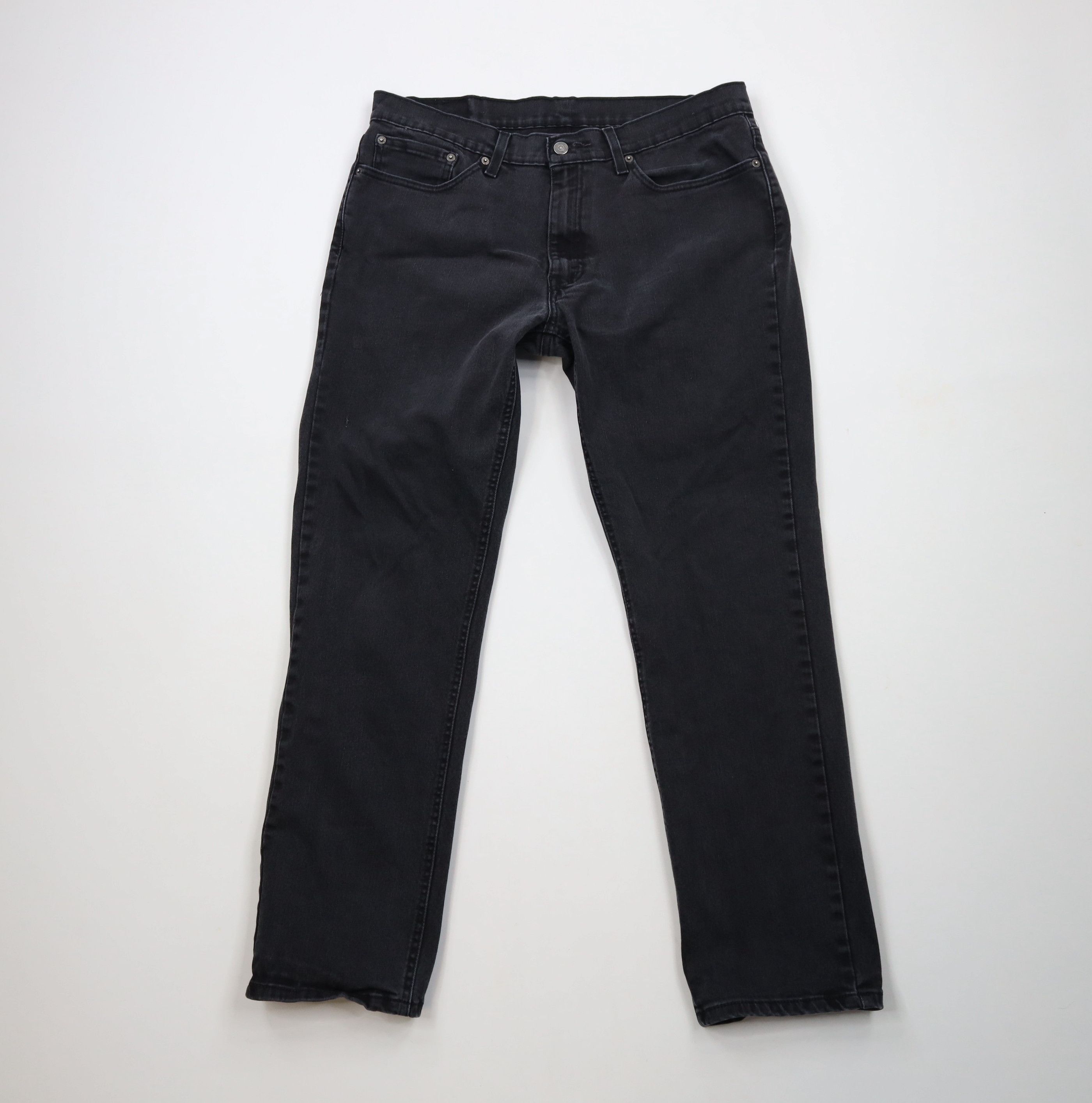 Levi's × Vintage Vintage Y2K Levis 541 Fit Tapered Leg Denim Jeans Black Size US 34 / EU 50 - 1 Thumbnail