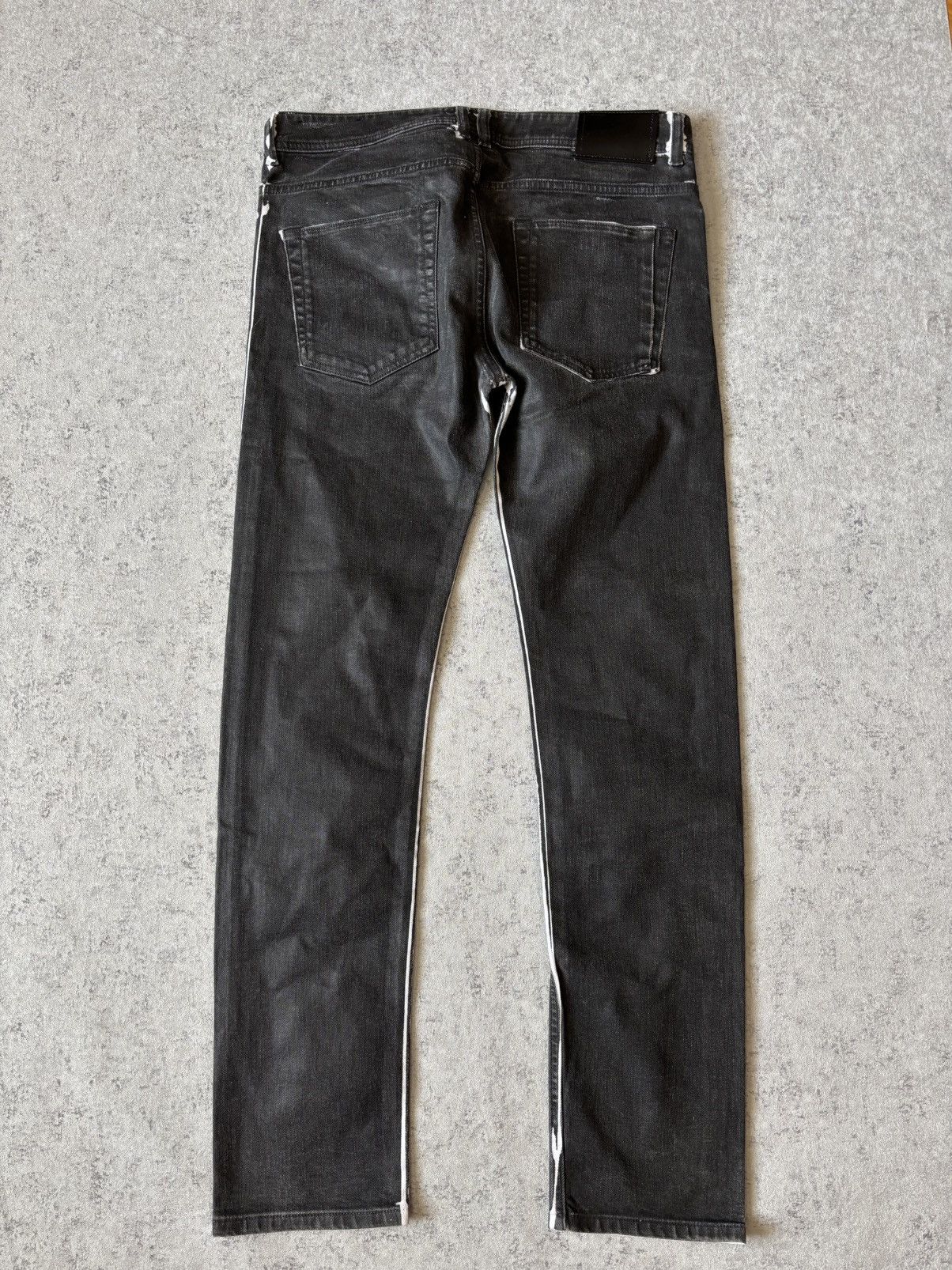 Diesel Black Gold × Japanese Brand RARE CRAZY DIESEL BLACK GOLD JEANS Size US 31 - 2 Thumbnail