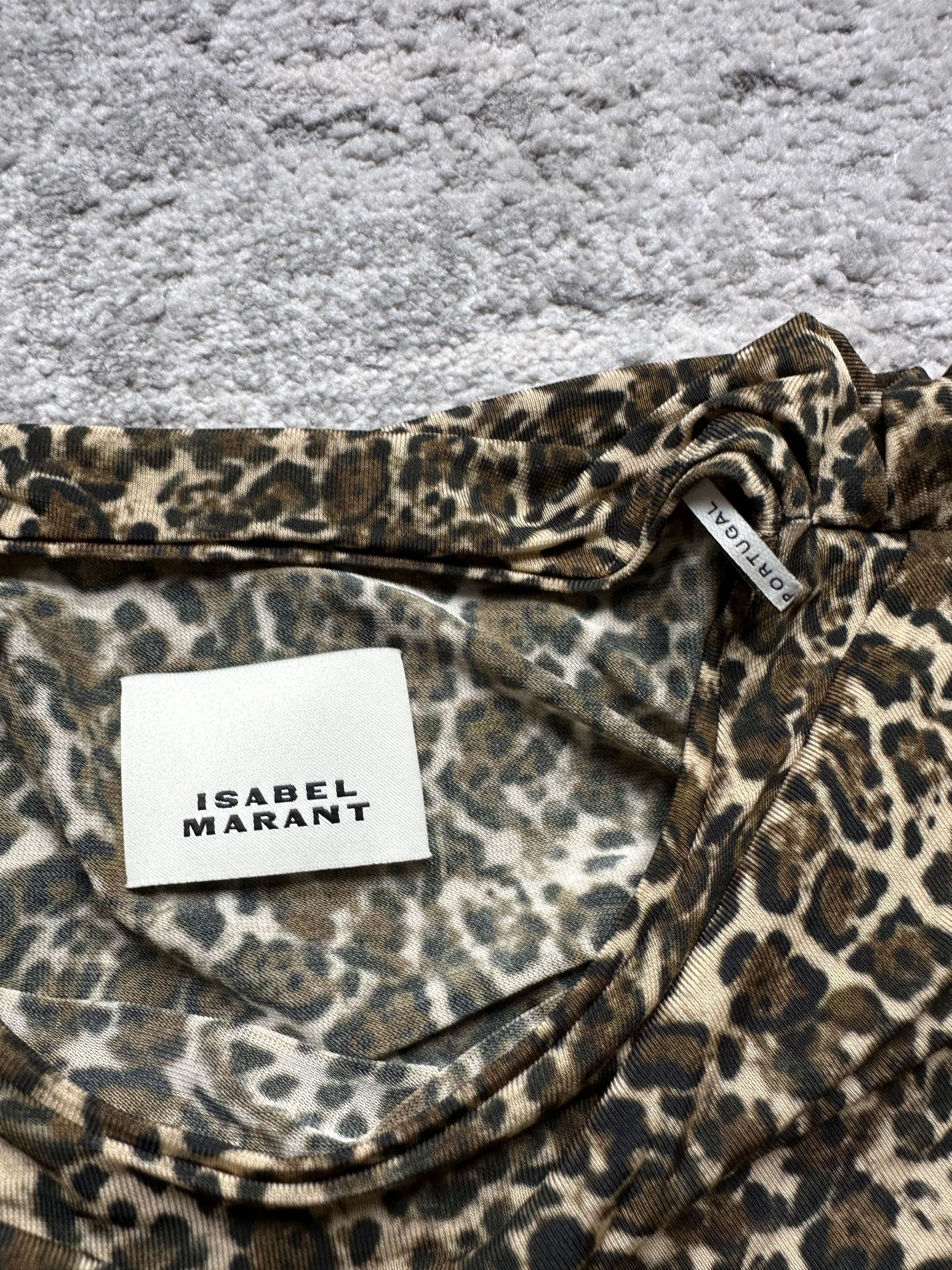 Isabel Marant Isabel Marant Leopard Blouse Size S / US 4 / IT 40 - 4 Thumbnail