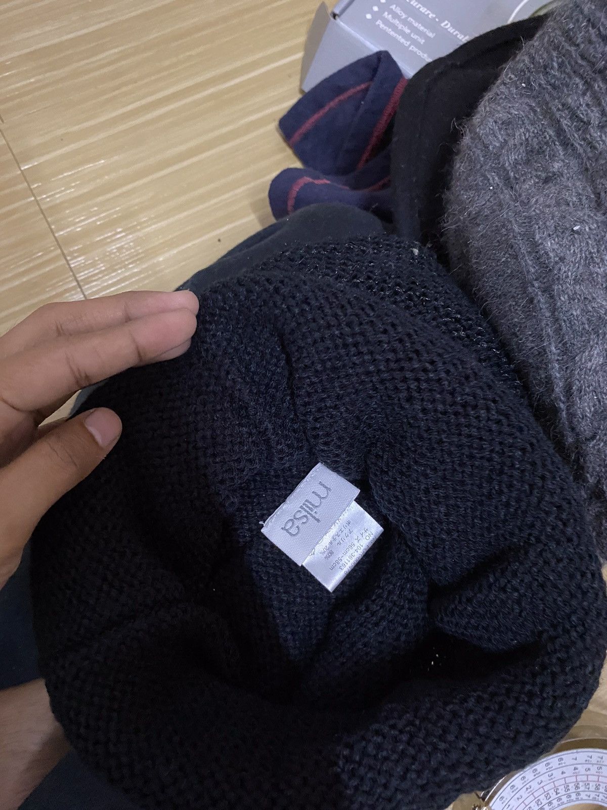 Japanese Brand Japanese Brand Milsa Crochet Beanie Hat Size ONE SIZE - 5 Thumbnail