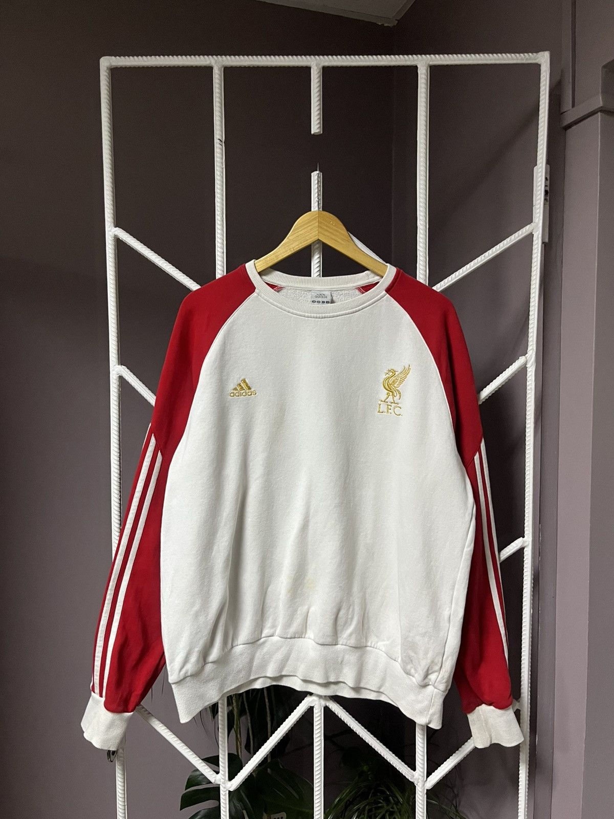 Adidas Vintage 2007 Liverpool Adidas Sweatshirt Size US L / EU 52-54 / 3 - 1 Thumbnail