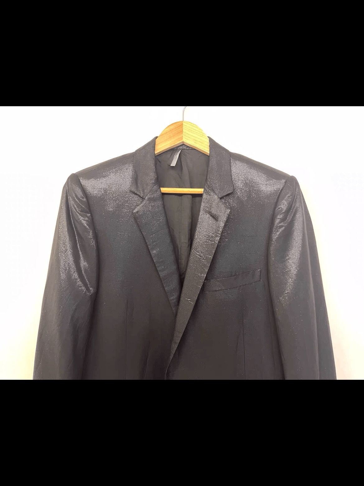 Dior Dior Sz 48 Dior Homme 02AW Shinning Shoulder Blazer Jacket Size US M / EU 48-50 / 2 - 5 Thumbnail