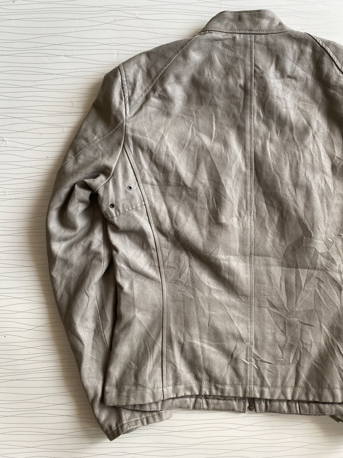14th Addiction × Japanese Brand × Uniqlo Vintage Neo Leather Motorcyle Jacket Size US M / EU 48-50 / 2 - 13 Thumbnail