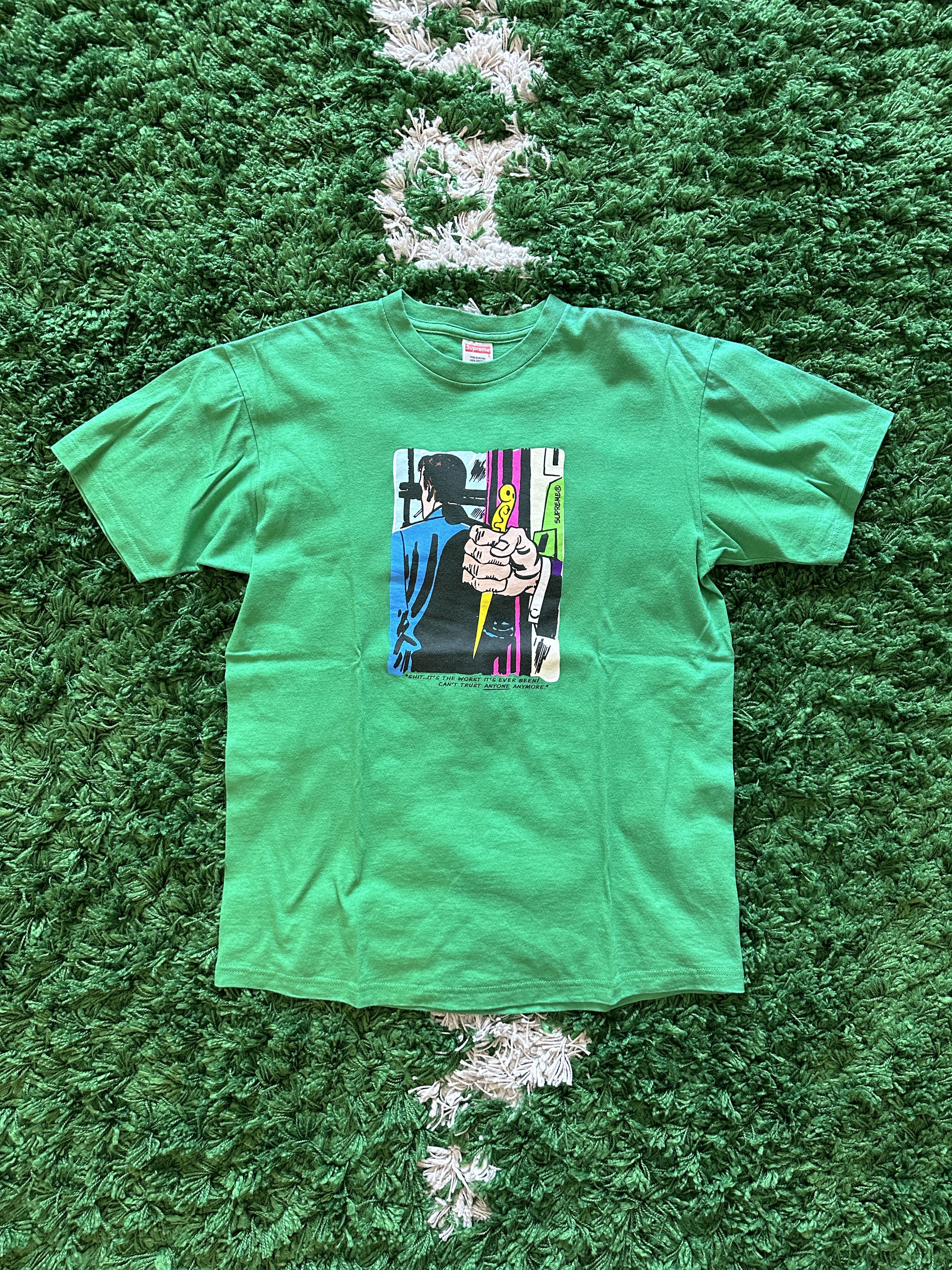 Supreme Supreme FW09 Cant Trust Anyone Tee Size US L / EU 52-54 / 3 - 1 Thumbnail