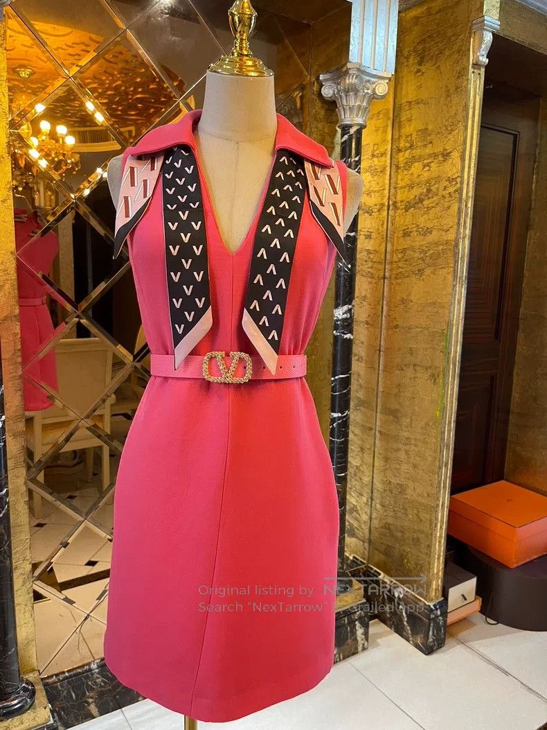 Valentino Valentino Rose red dress Size M / US 6-8 / IT 42-44 - 3 Thumbnail