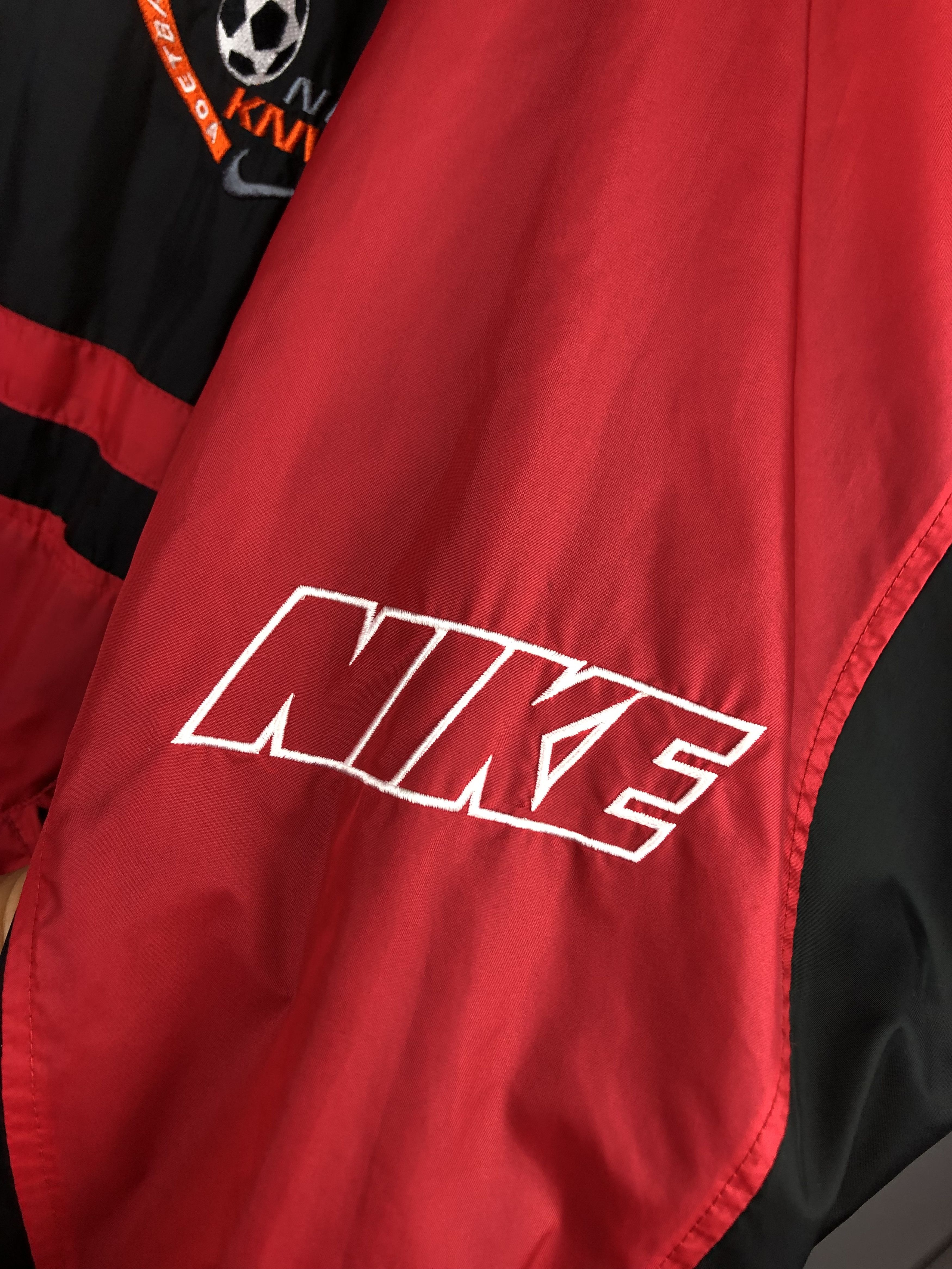 Nike Vintage Nike Netherlands Holland Jacket Soccer Windbreaker Size US L / EU 52-54 / 3 - 7 Thumbnail