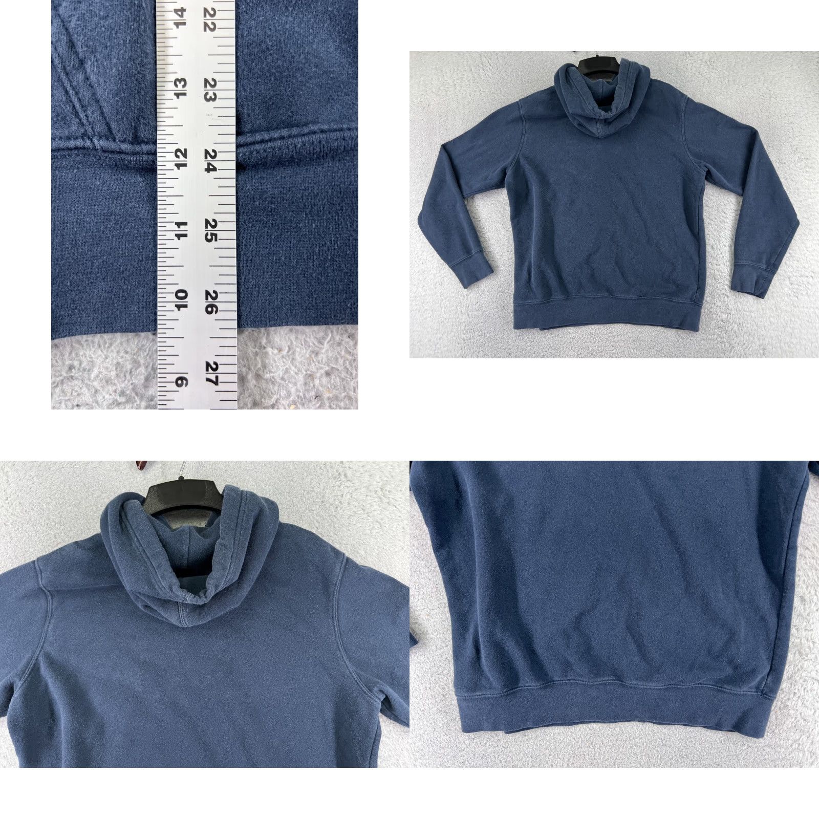The North Face The North Face Sweater Mens Adult Medium Blue Pullover Hoodie Pocket Jersey Fabric Size US M / EU 48-50 / 2 - 9 Thumbnail