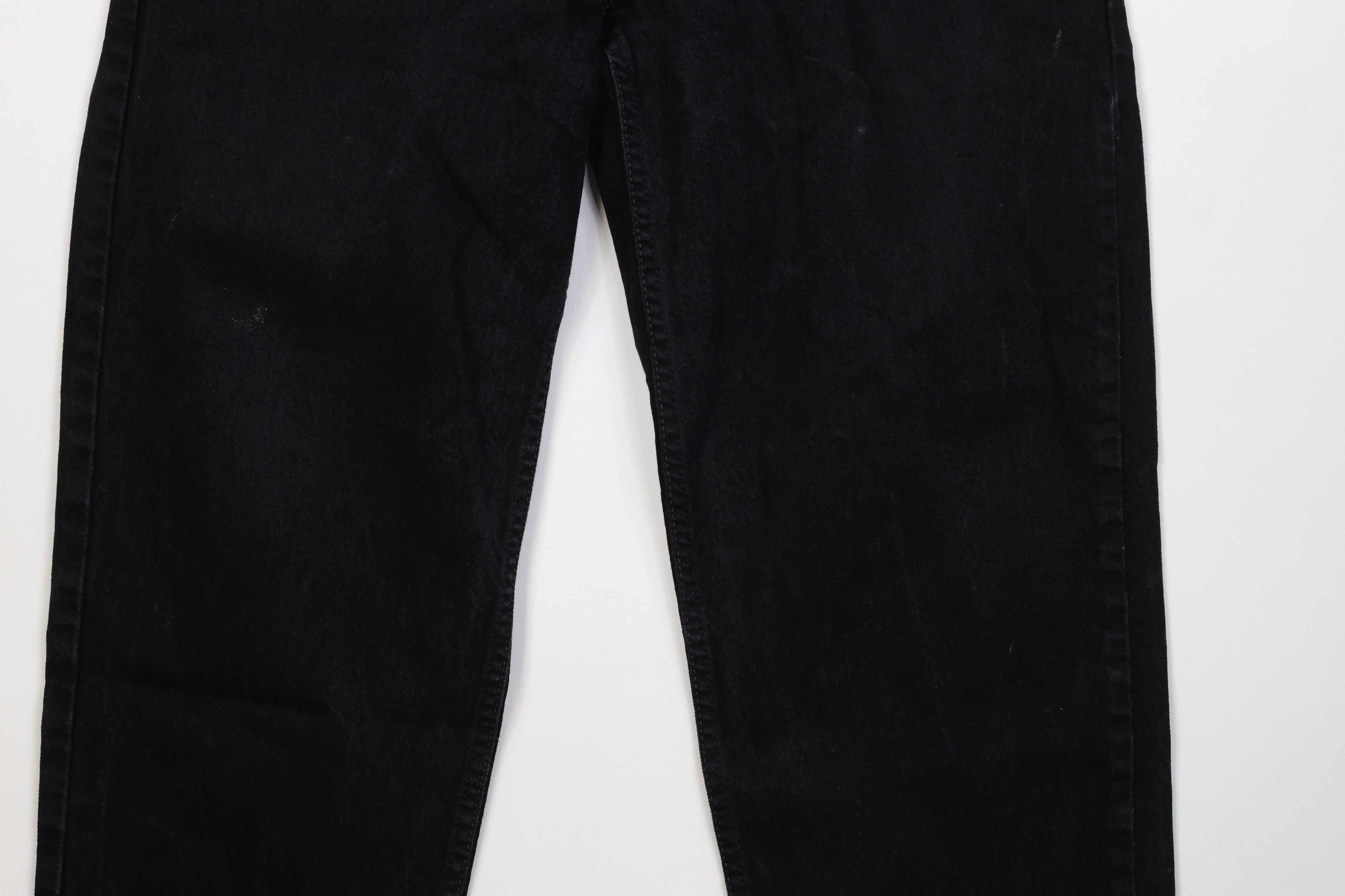 Levi's Vintage Y2K Levis 560 Comfort Relaxed Fit Denim Jeans Black Size US 34 / EU 50 - 4 Thumbnail
