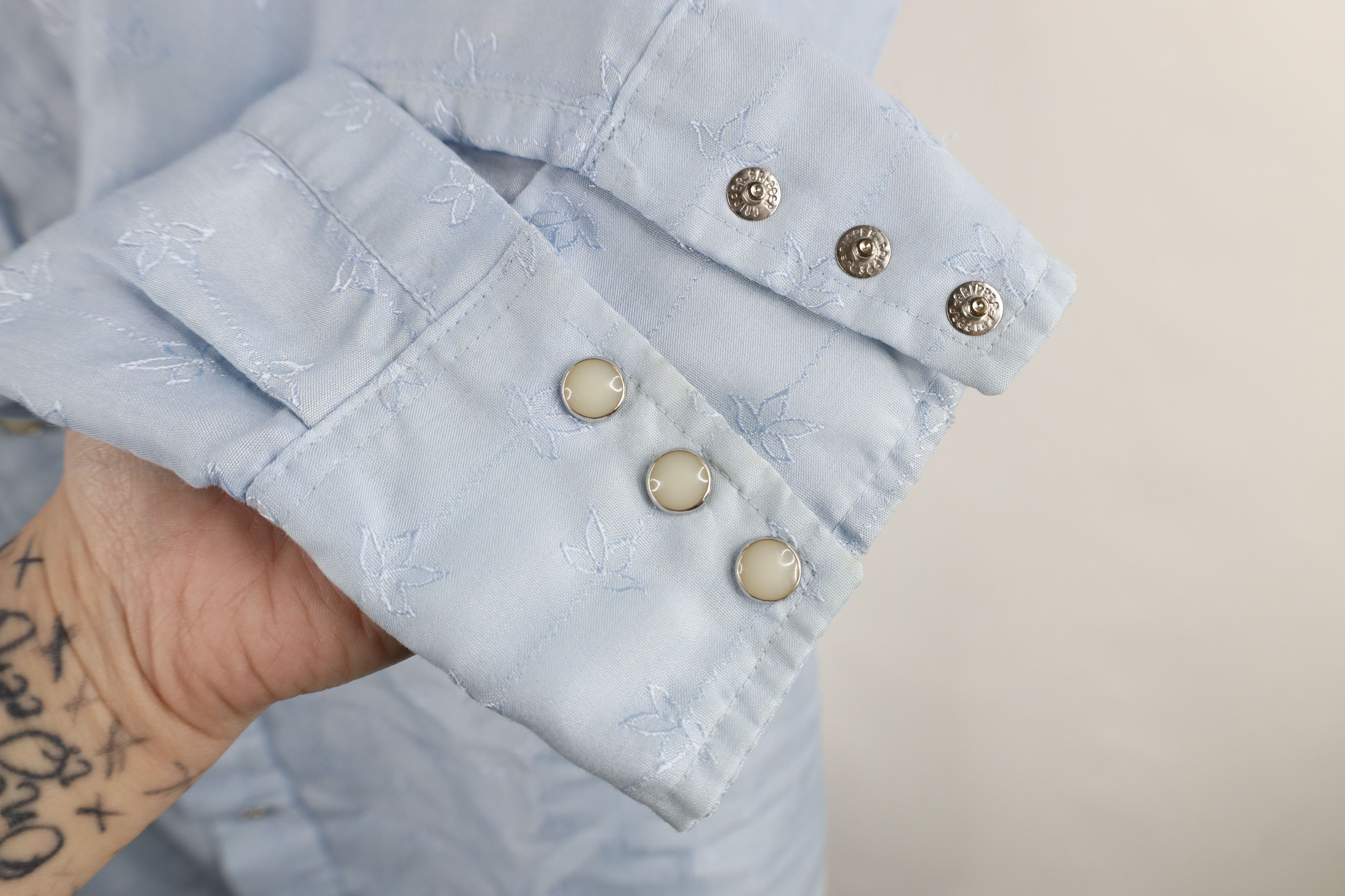 Vintage Vintage 70s Rockabilly Flower Western Button Shirt US Size US M / EU 48-50 / 2 - 9 Thumbnail