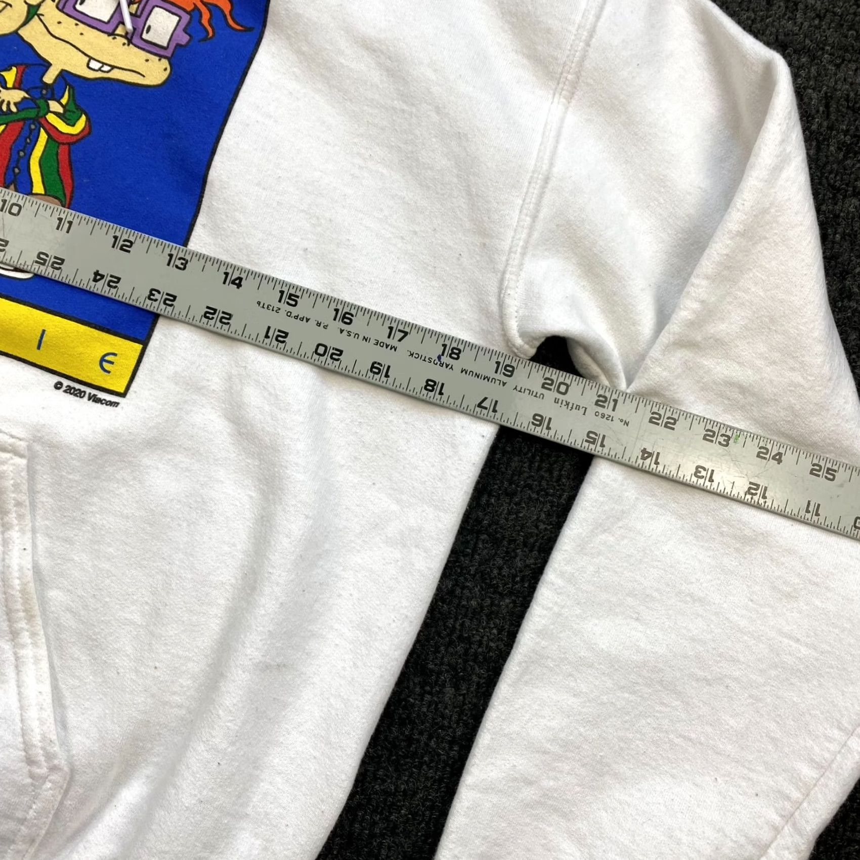 Gildan VINTAGE Rugrats Hoodie Shirt White 90s Tommy & Chuckie Gildan Size S Mens Womens Unisex Adults Crew Neck Graphic Print Pullover Knit Hoodie Size US S / EU 44-46 / 1 - 5 Thumbnail