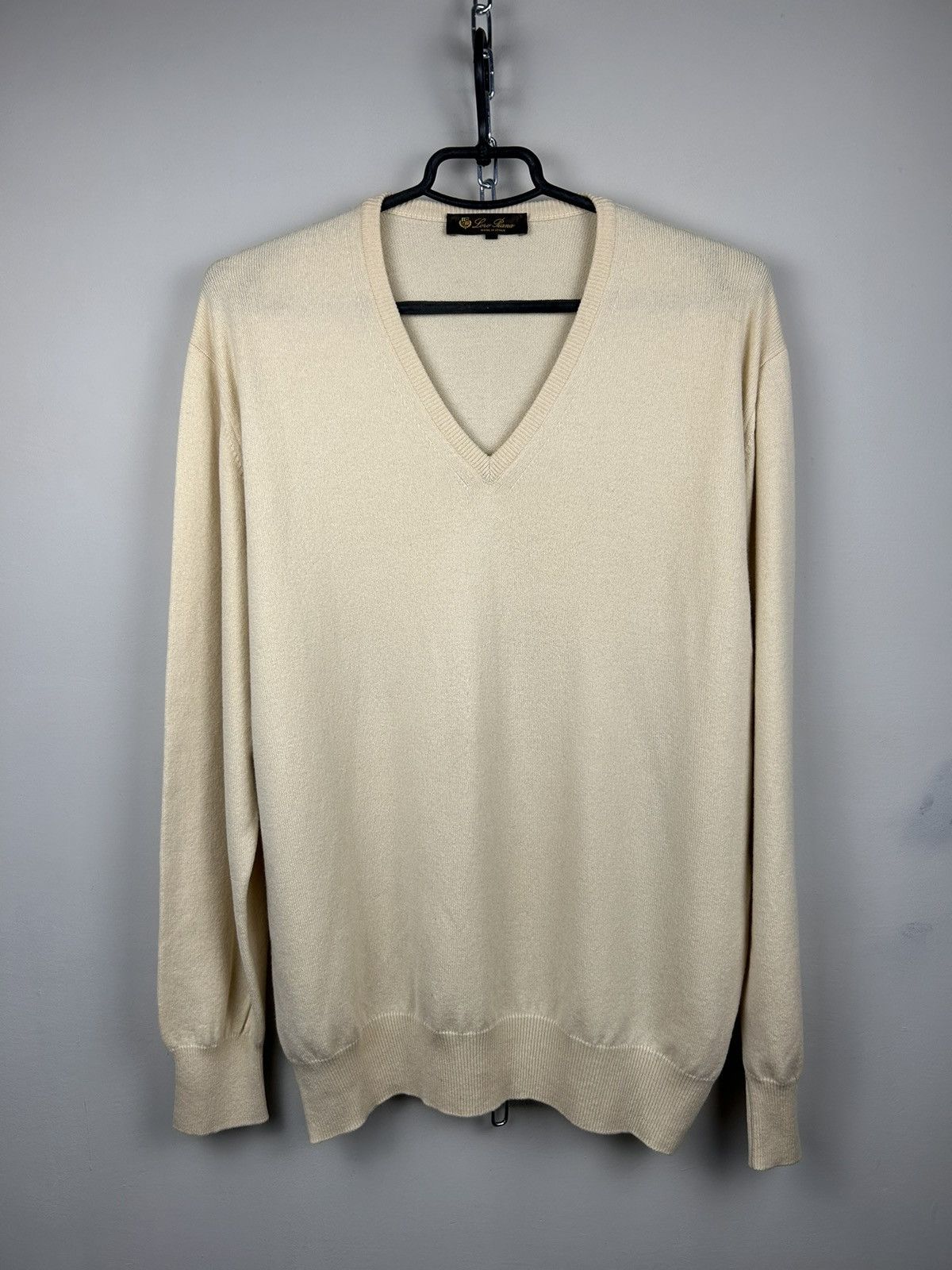 Loro Piana Loro Piana Cashmere Knit Sweater V-Neck Size US L / EU 52-54 / 3 - 1 Thumbnail