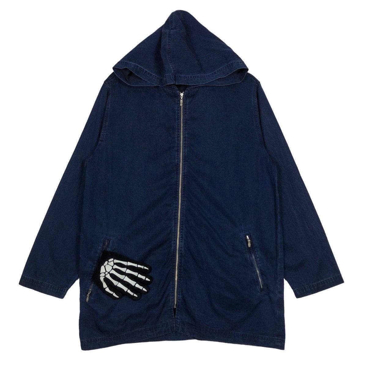 45rpm 🔥90’s Indigo Denim Jacket Blue Blue Japan Simple Life Size US M / EU 48-50 / 2 - 2 Thumbnail