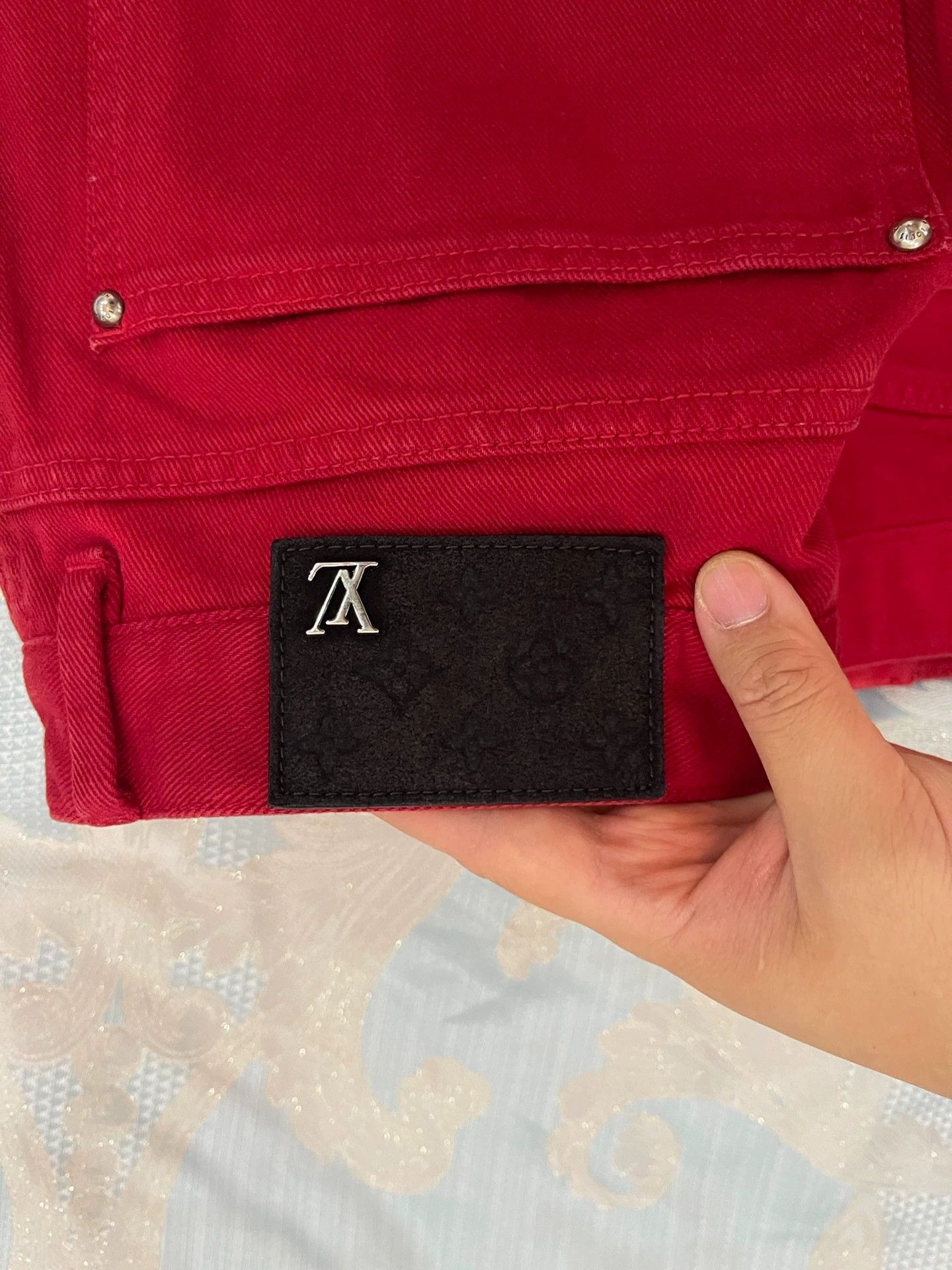 Louis Vuitton LV Flame All-Over Embroidered Logo Jeans 32W New Size US 32 / EU 48 - 5 Thumbnail
