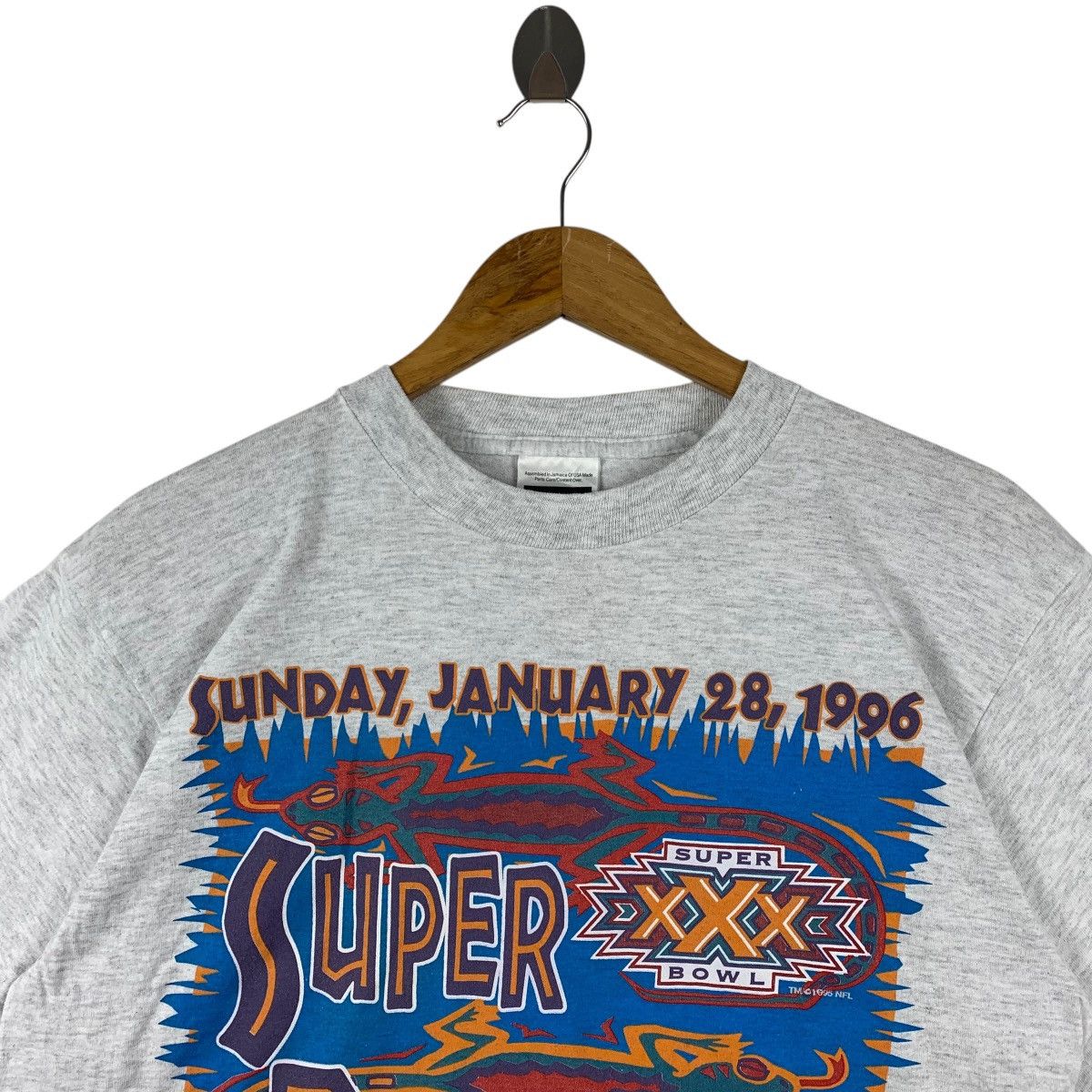 NFL × Tultex × Vintage Vintage SUPER BOWL XXX nfl tee Size US L / EU 52-54 / 3 - 2 Thumbnail