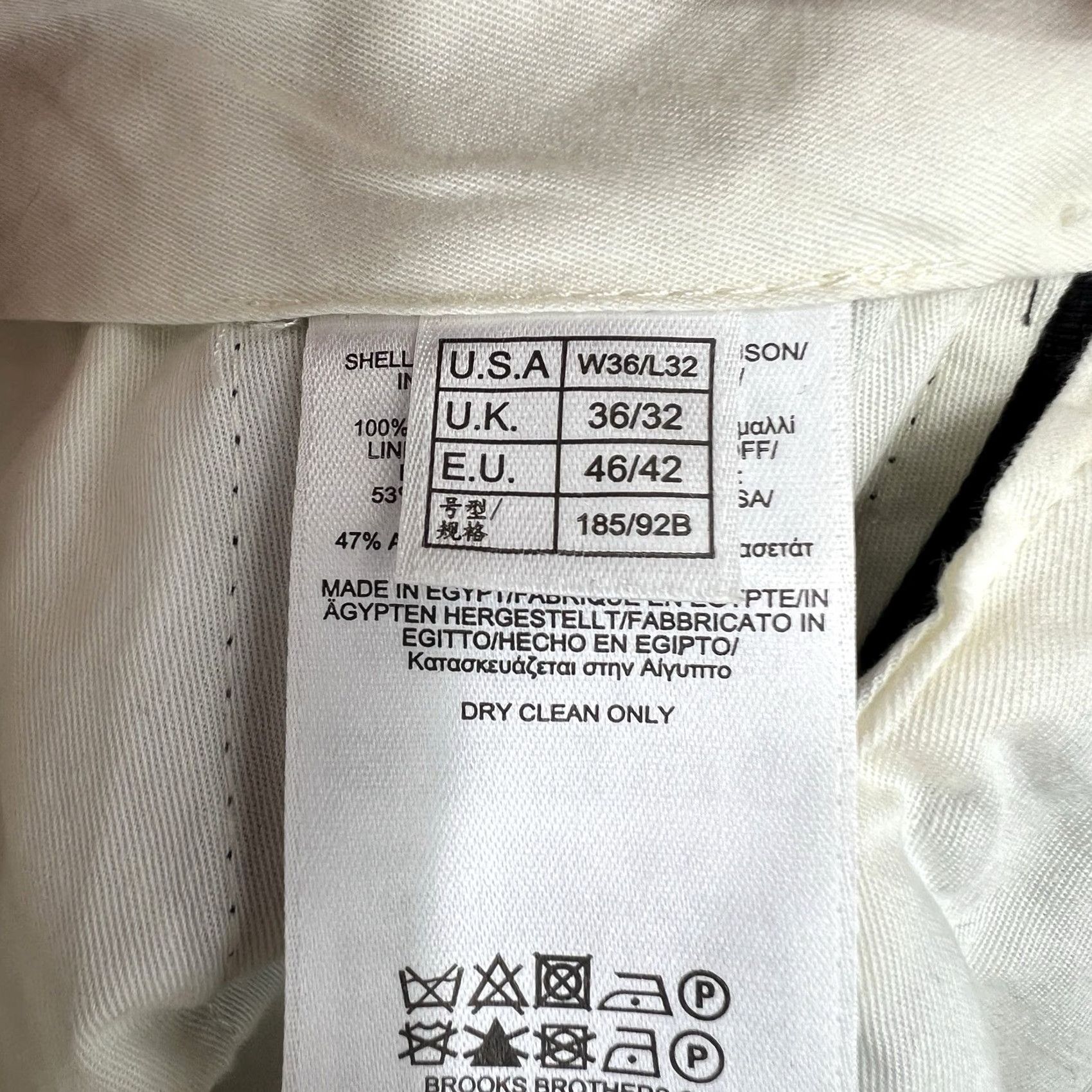 Brooks Brothers Brooks Brothers Dress Pants Blue Plaid Tollegno 1900 36x32 Wool Flat Front Straight Leg Mens Regular Classic Preppy City Size US 36 / EU 52 - 4 Thumbnail