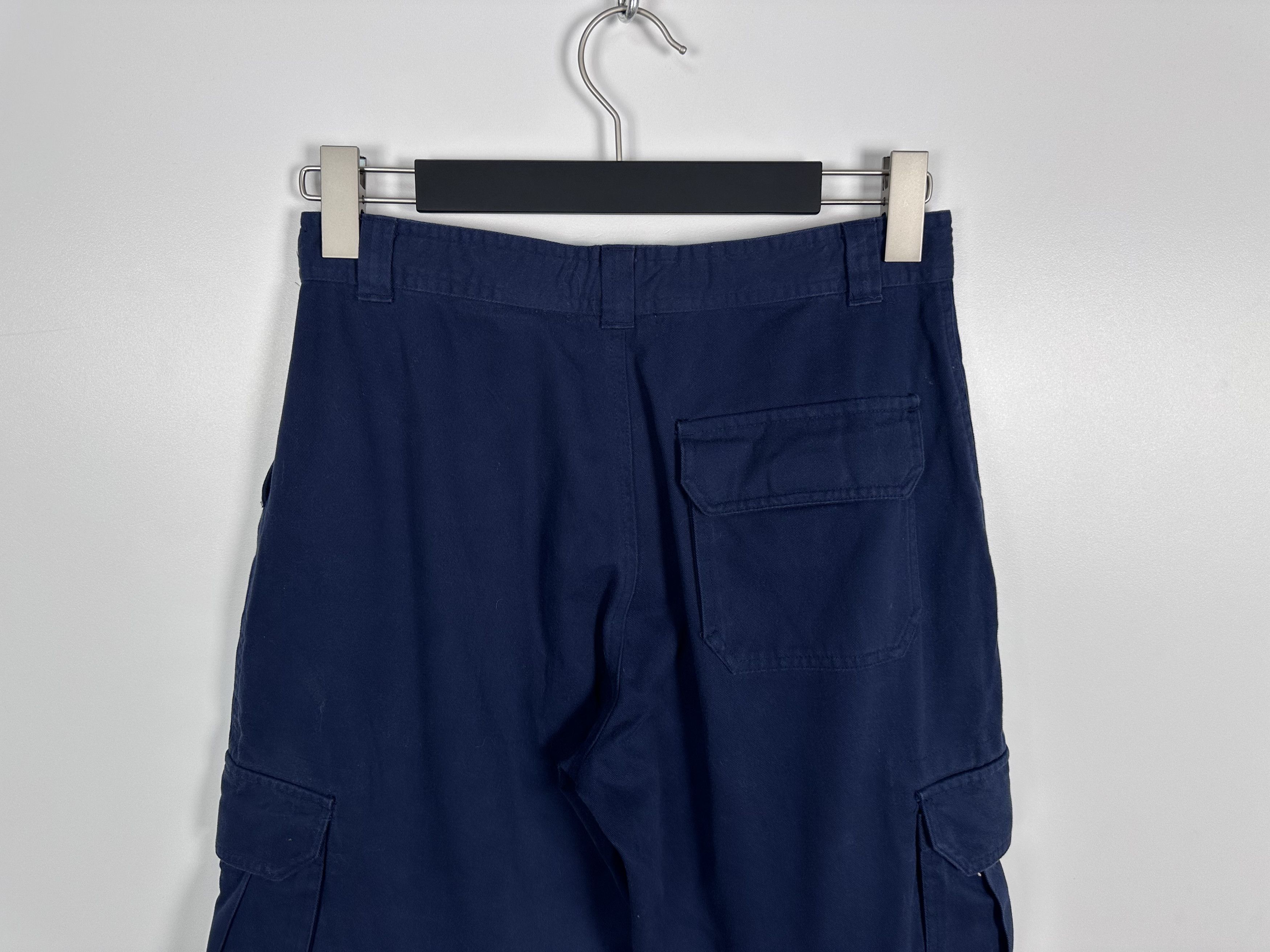 Nike × Vintage Vintage Nike Cargo Pants Cotton Womens Size M Y2K Blue Size 32" / US 10 / IT 46 - 6 Thumbnail