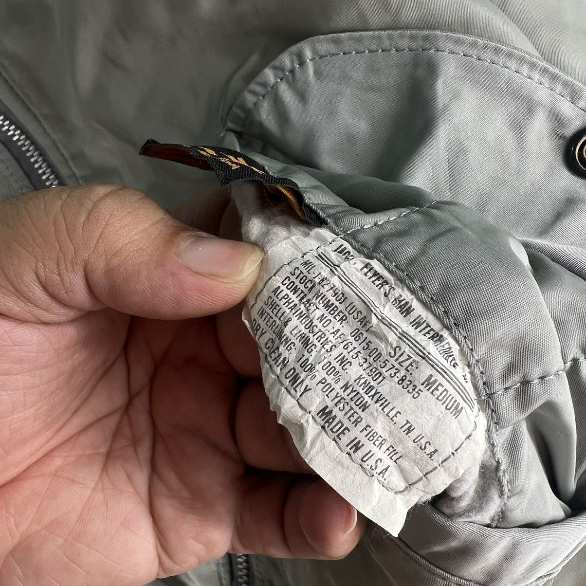 Alpha Industries 🔥VINTAGE FLY MA-1 BOMBER JACKET REVERSIBLE ALPHA INDUSTRIES Size US M / EU 48-50 / 2 - 12 Thumbnail