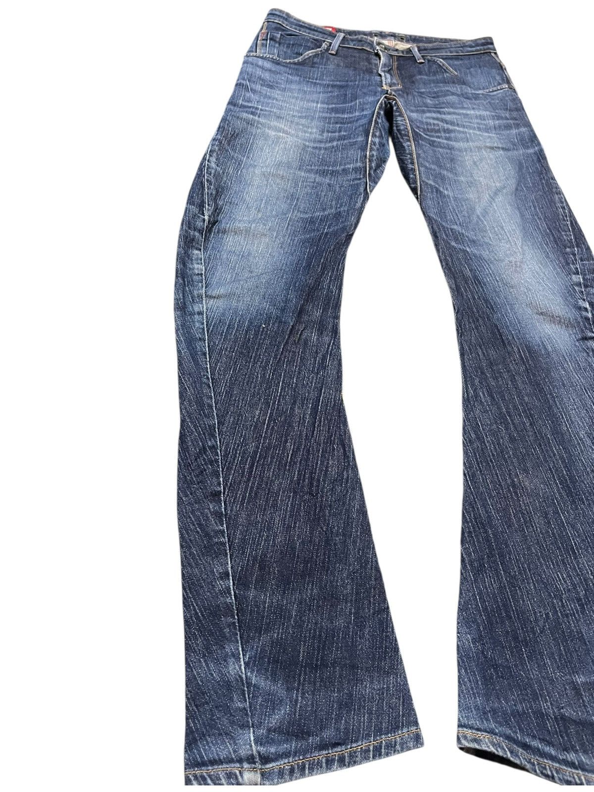 Edwin Vintage Edwin Blue Trip Twisted Leg Denim Size US 32 / EU 48 - 3 Thumbnail