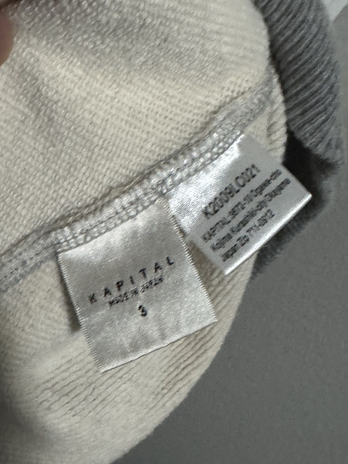 Kapital Kapital TOP Fleece dolman piano state sweatshirt size 3 Size US L / EU 52-54 / 3 - 6 Thumbnail