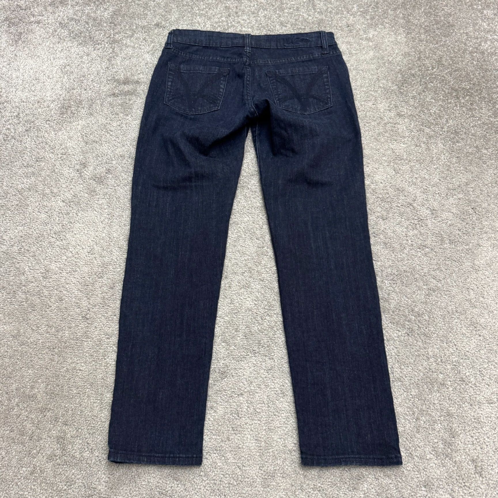 Vintage KUT From The Cloth Skinny Denim Jeans Womens 4 Blue Dark Wash Mid Rise Stretch Size 27" / US 4 / IT 40 - 2 Thumbnail