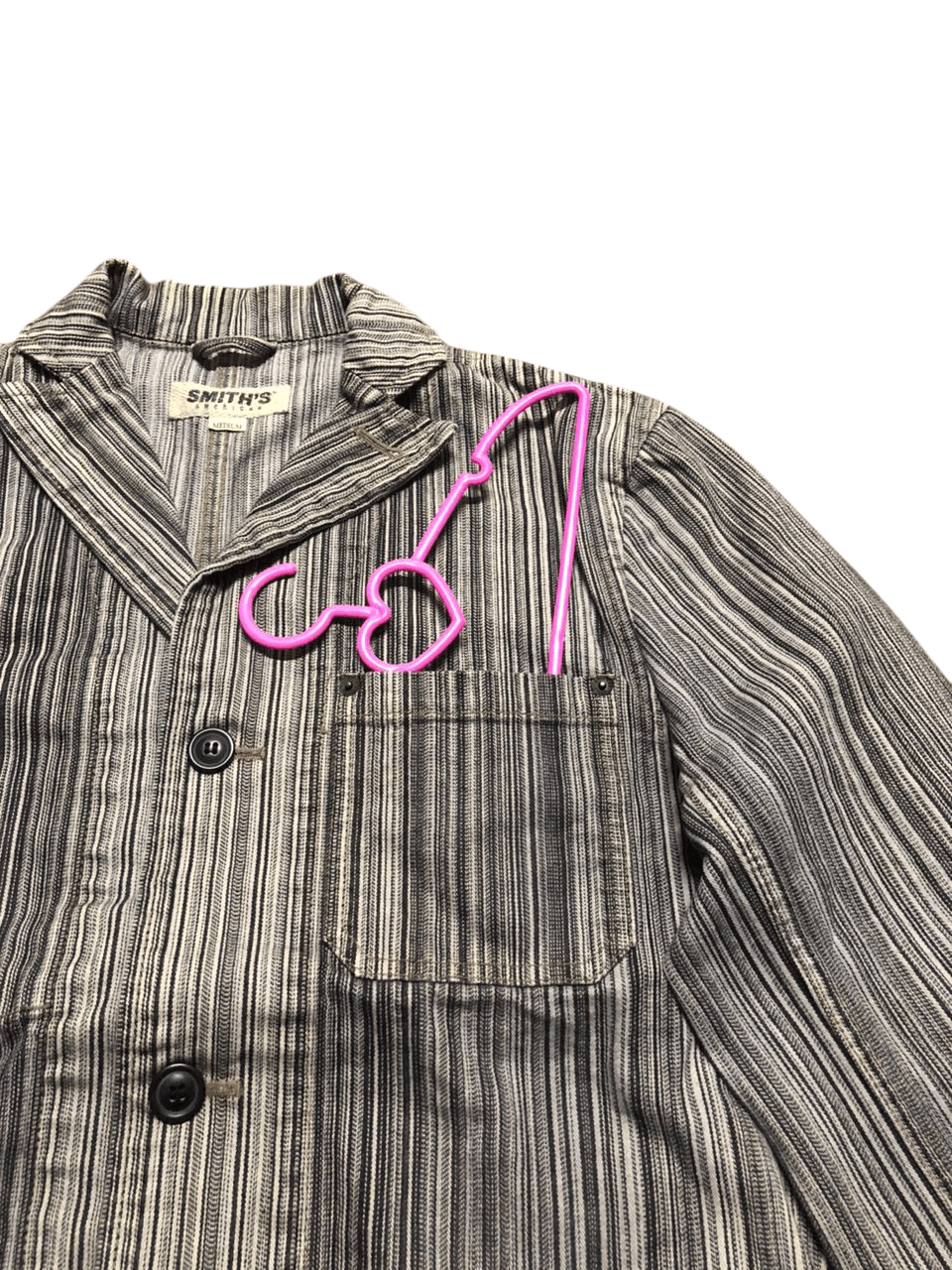Smith's American Smiths American Chores Jacket Striped Size US M / EU 48-50 / 2 - 9 Thumbnail