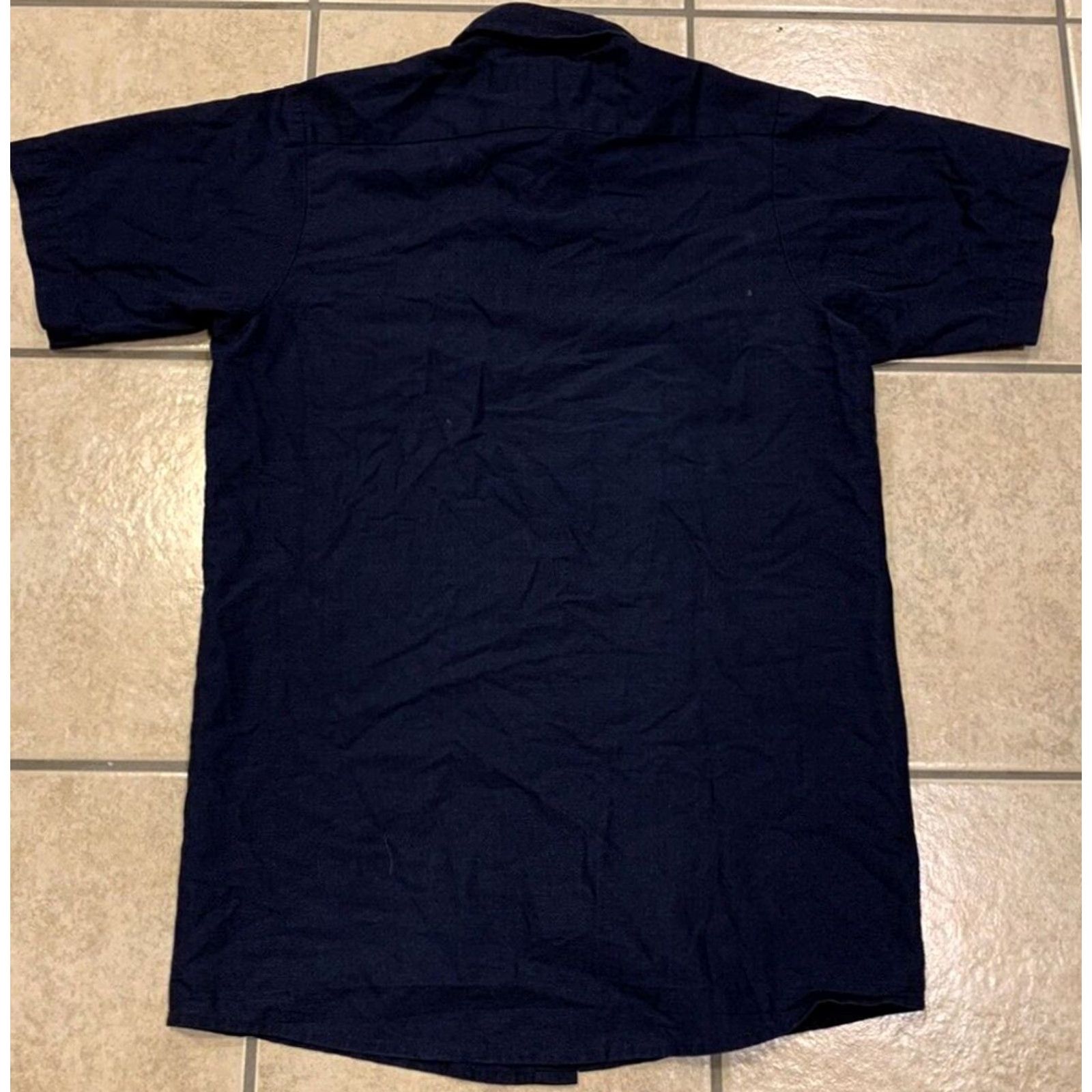 Harley Davidson VINTAGE not applicable; Original title to be used: Men's Small UniFirst Navy Harley Davidson Motorcycles Mechanic Work Shirt Size US S / EU 44-46 / 1 - 2 Thumbnail