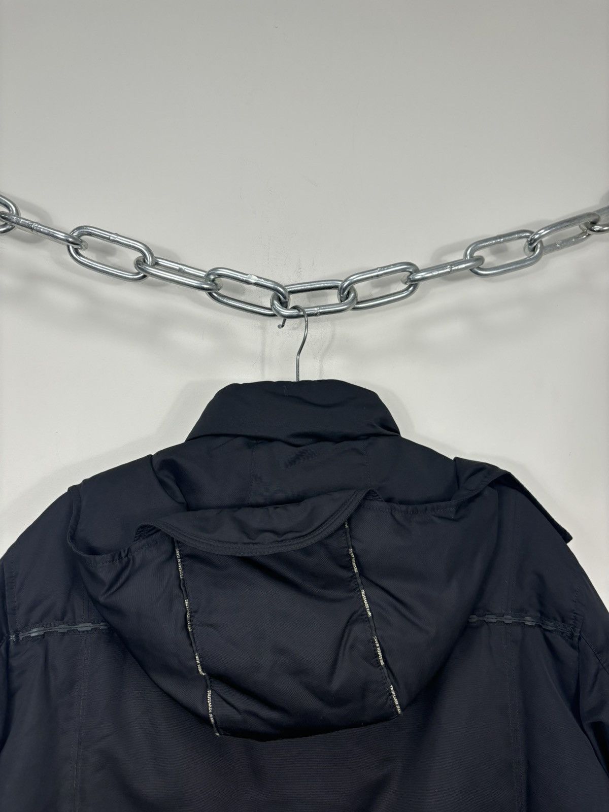 Trussardi Trussardi Jeans Men’s Black Hooded Down Puffer Jacket Coat Size US M / EU 48-50 / 2 - 20 Thumbnail