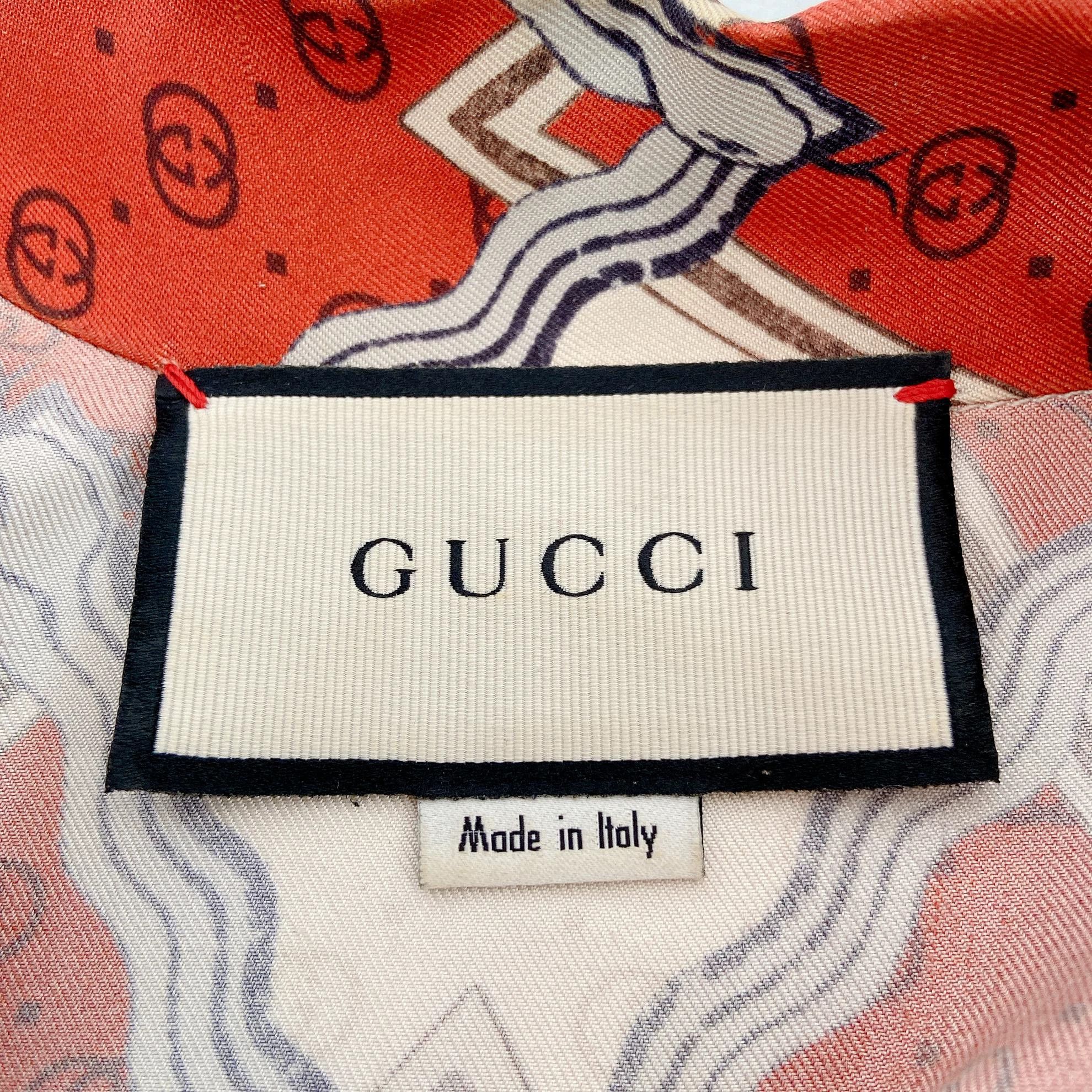 Gucci Gucci women's color blocked silk shirt 36 Size XS / US 0-2 / IT 36-38 - 5 Thumbnail
