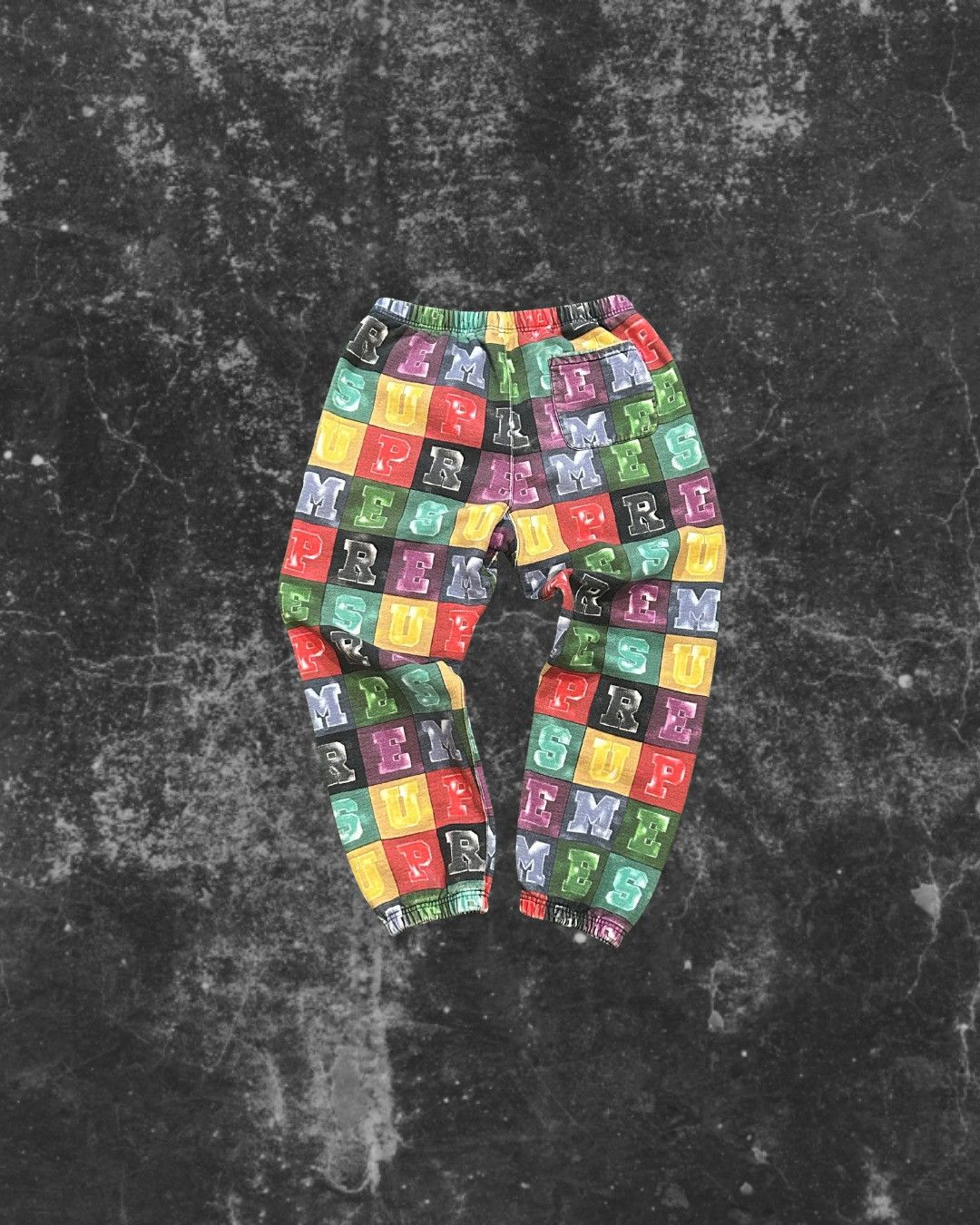 Supreme Supreme Patchwork Logo Sweatpants Multicolor Size M Size US 30 / EU 46 - 2 Thumbnail