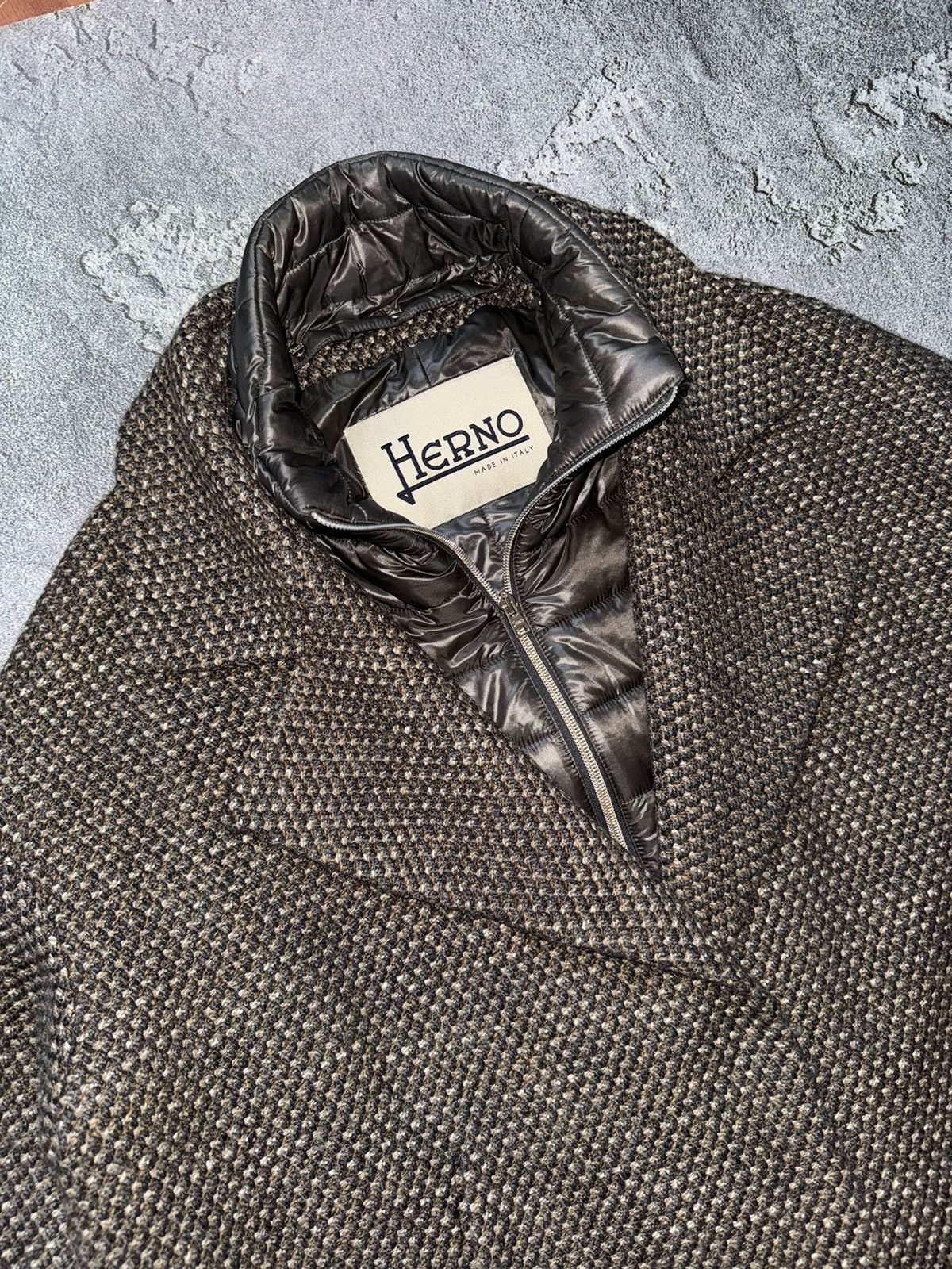 Designer × Herno Herno 46 WMNS GIACCONE HALF COAT long jacket Size L / US 10 / IT 46 - 2 Thumbnail