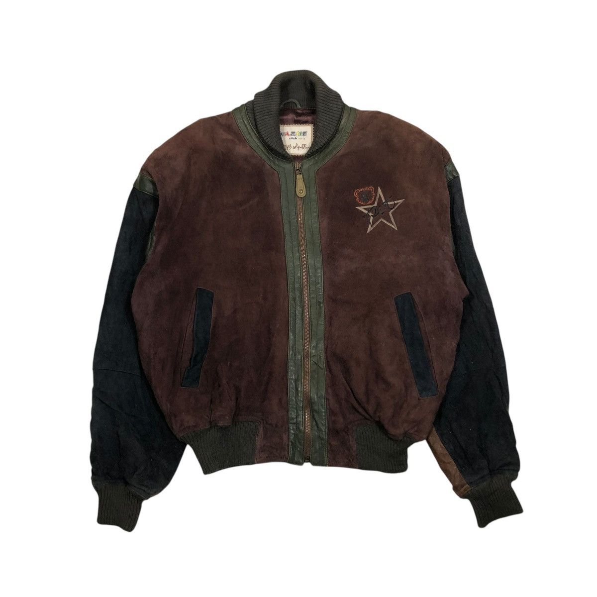 Japanese Brand 🔥VINTAGE BOMBER JACKET CARTOON VAZIIE ISSEY MIYAKE BIG LOGO Size US M / EU 48-50 / 2 - 2 Thumbnail