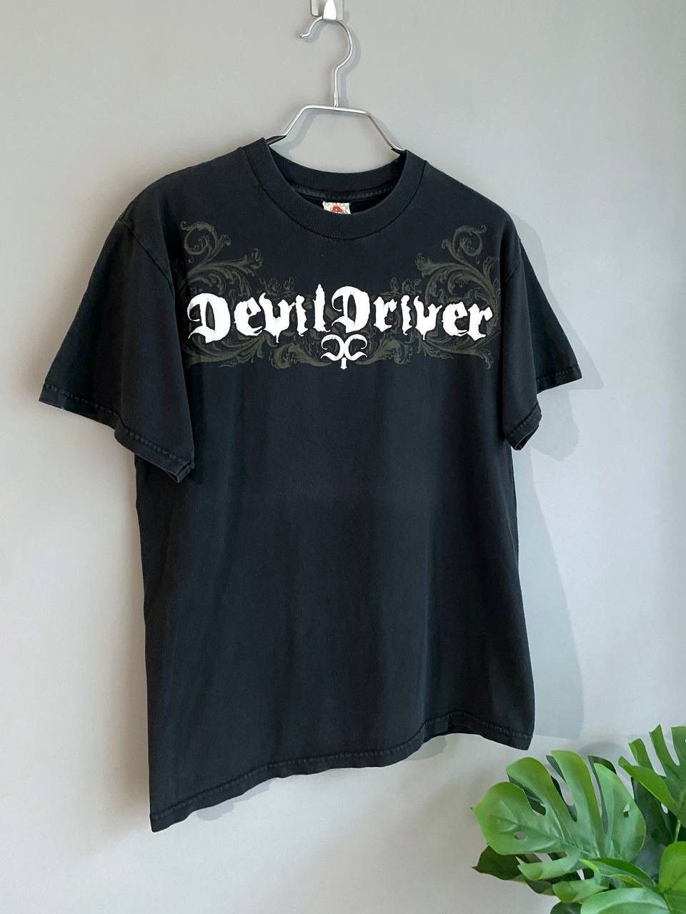 Band Tees × Vintage DevilDriver Rock Band Y2K Vintage Merch T-Shirt, Size S Size US S / EU 44-46 / 1 - 3 Thumbnail