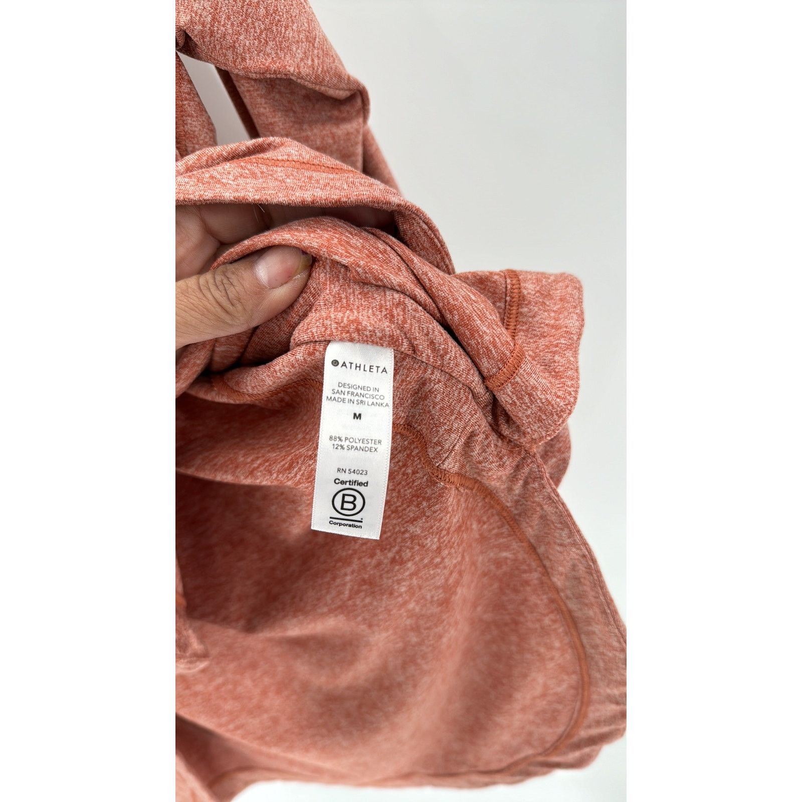 Athleta Athleta uptempo Hoodie orange side slit hi lo loose fit sz M Size M / US 6-8 / IT 42-44 - 9 Thumbnail