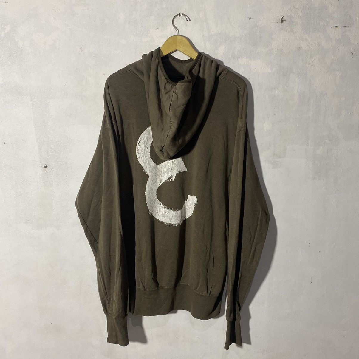 GOODENOUGH 2000s GDEH - Trashed Brown Hoodie Size US L / EU 52-54 / 3 - 4 Thumbnail