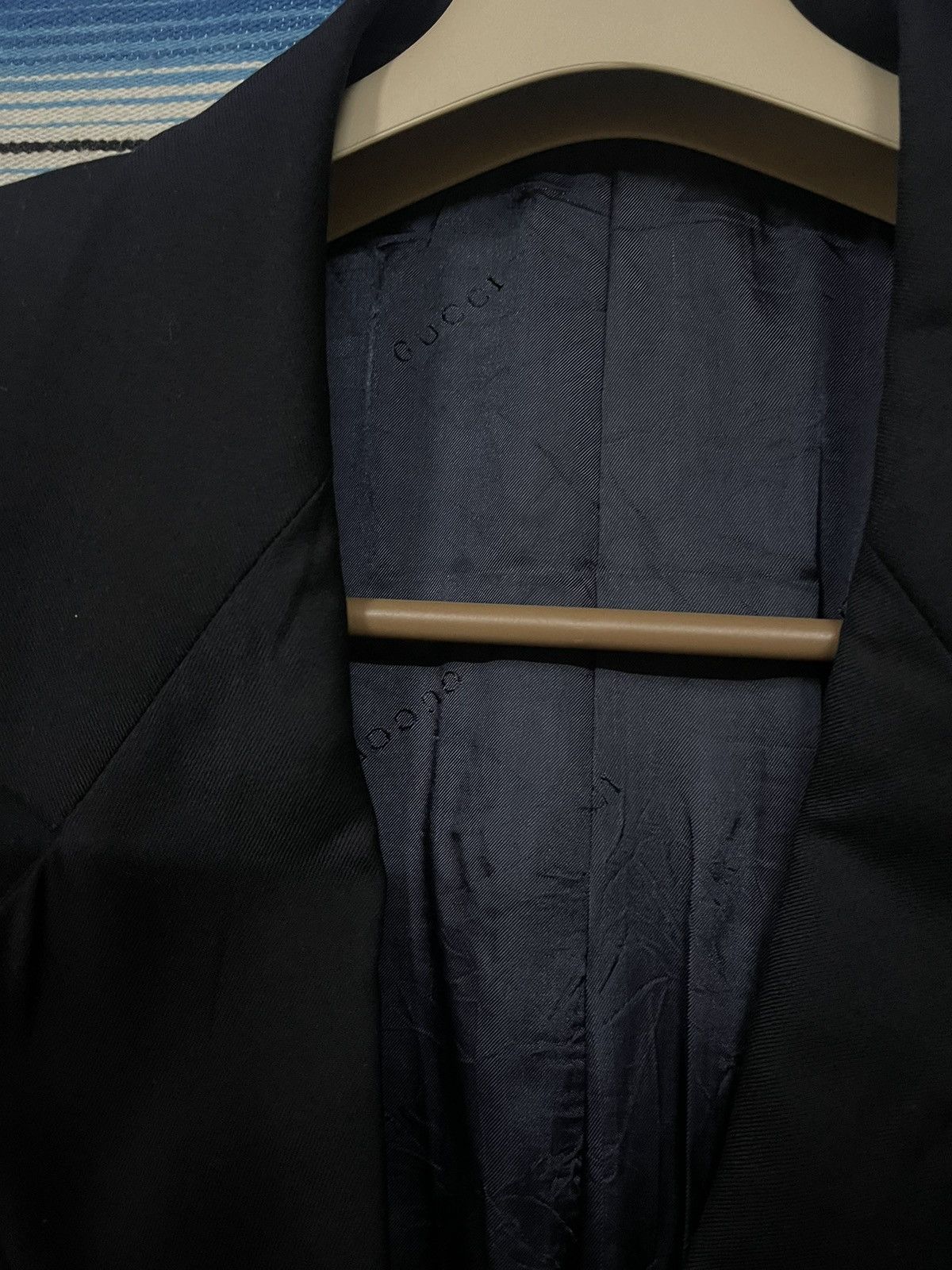 Gucci OFFER!!! Vintage GUCCI Wool Blazer Size 48R - 5 Thumbnail