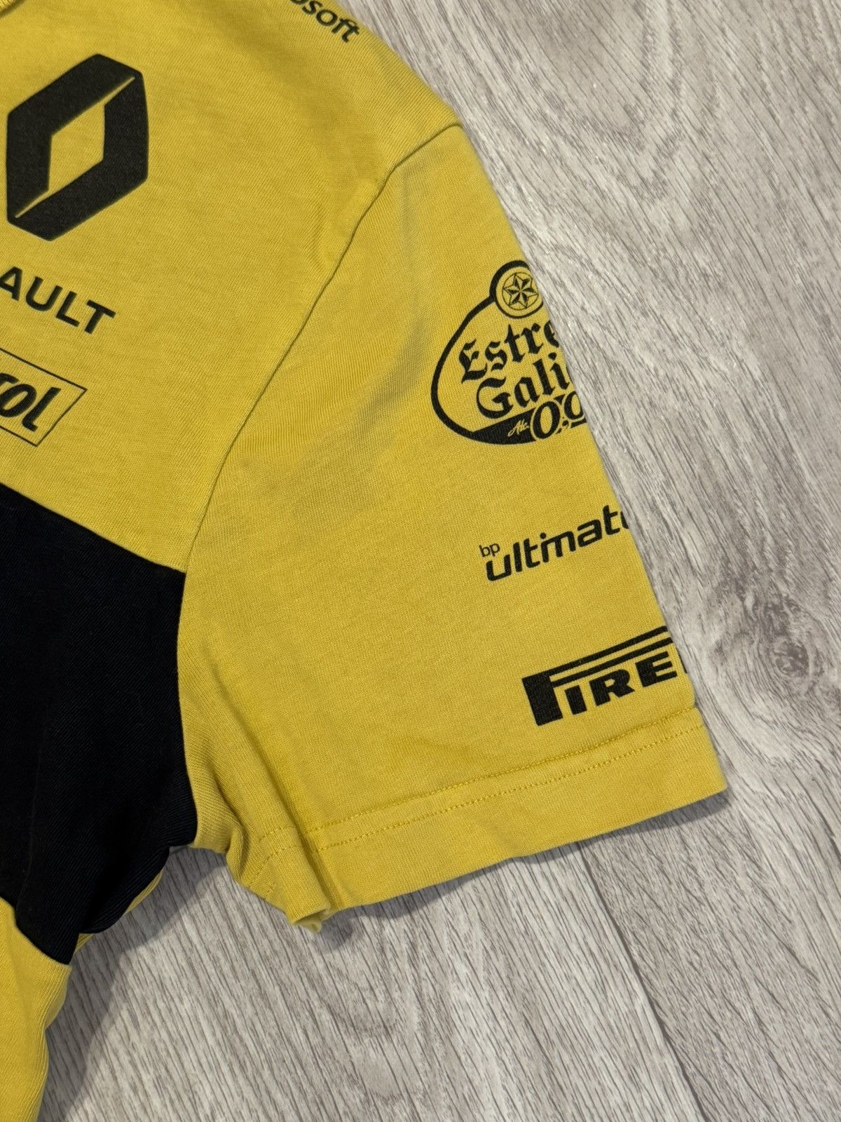 Le Coq Sportif 🔷Renault Sport F1 Racing Infiniti Microsoft Polo T-shirt🔷 Size US XL / EU 56 / 4 - 5 Thumbnail