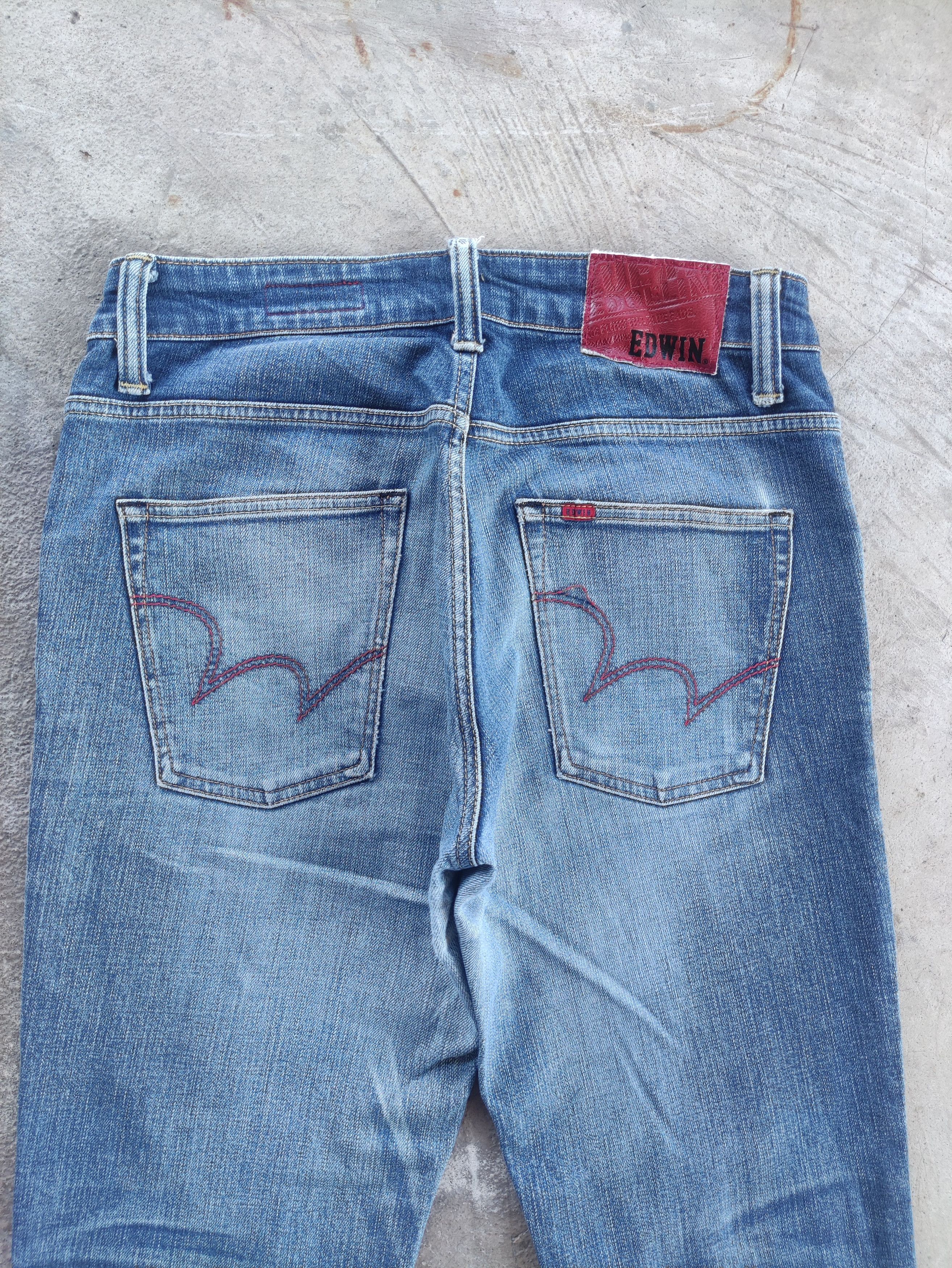 Edwin Vintage Edwin Jean Distressed Faded Denim Pants Size US 32 / EU 48 - 11 Thumbnail