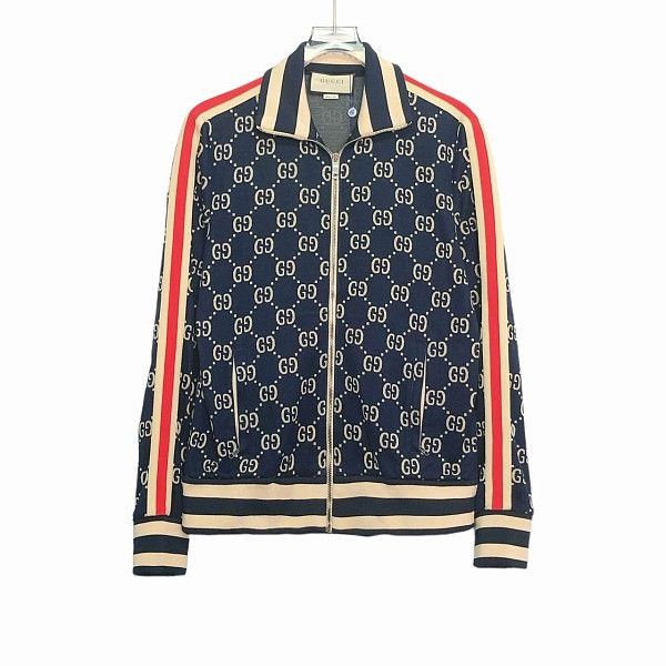 Gucci Gucci GG Jacquard Zip-Up Jacket Size M Size US M / EU 48-50 / 2 - 1 Thumbnail