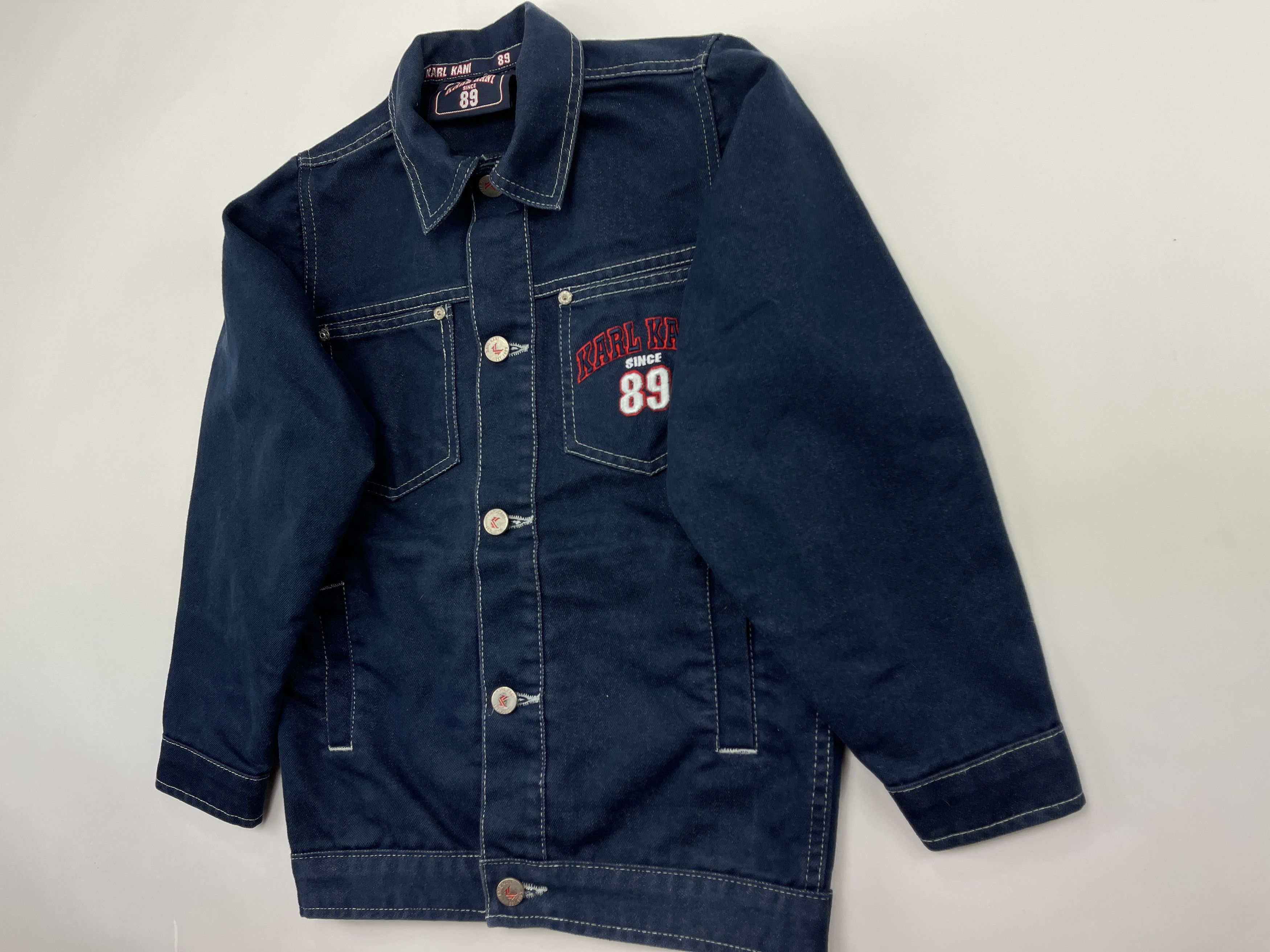 Karl Kani Womens Karl Kani jeans jacket, vintage Kani Ladies denim XS Size XS / US 0-2 / IT 36-38 - 7 Thumbnail