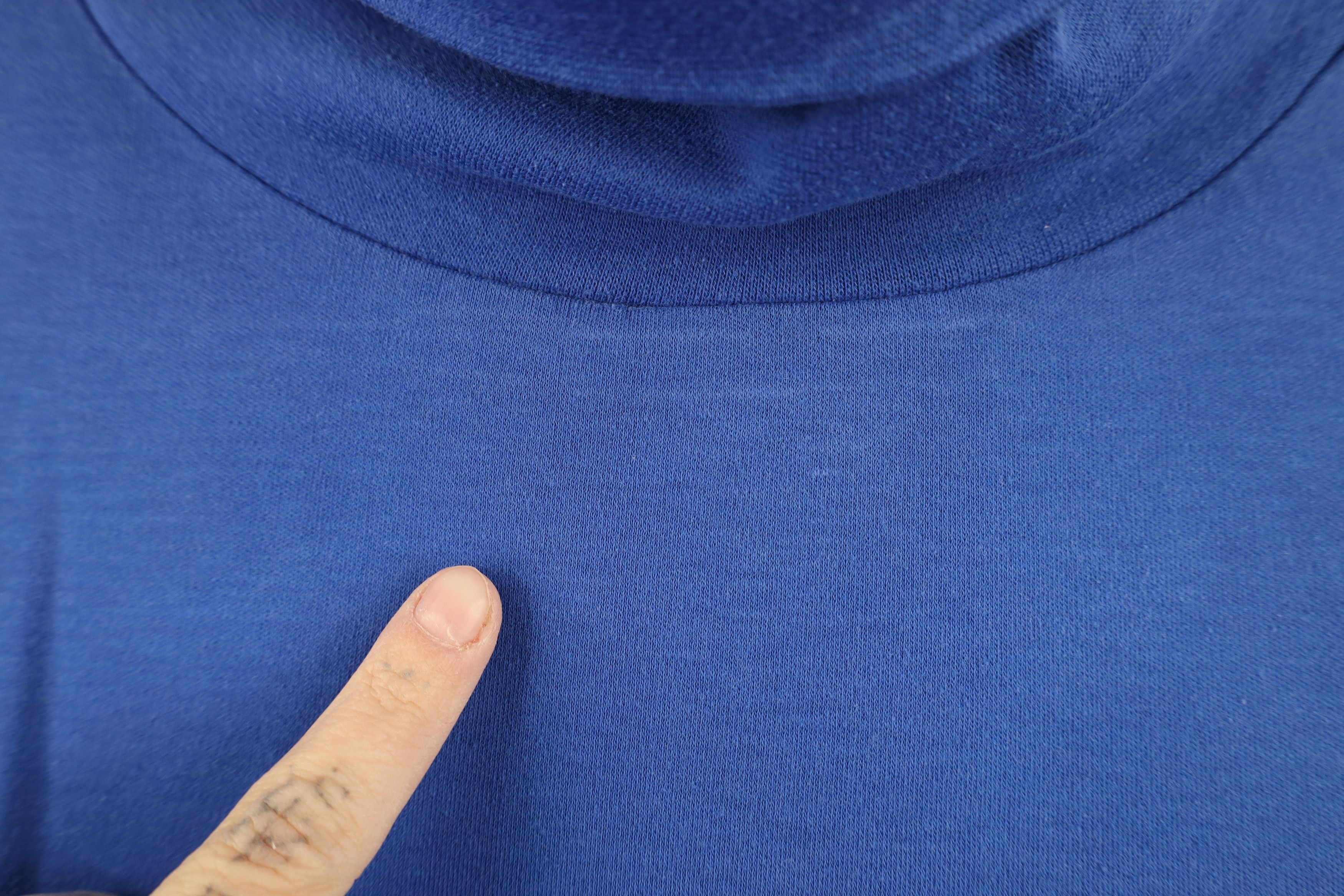 Vintage Vintage 90s Streetwear Blank Long Sleeve Turtleneck T-Shirt Size L / US 10 / IT 46 - 4 Thumbnail