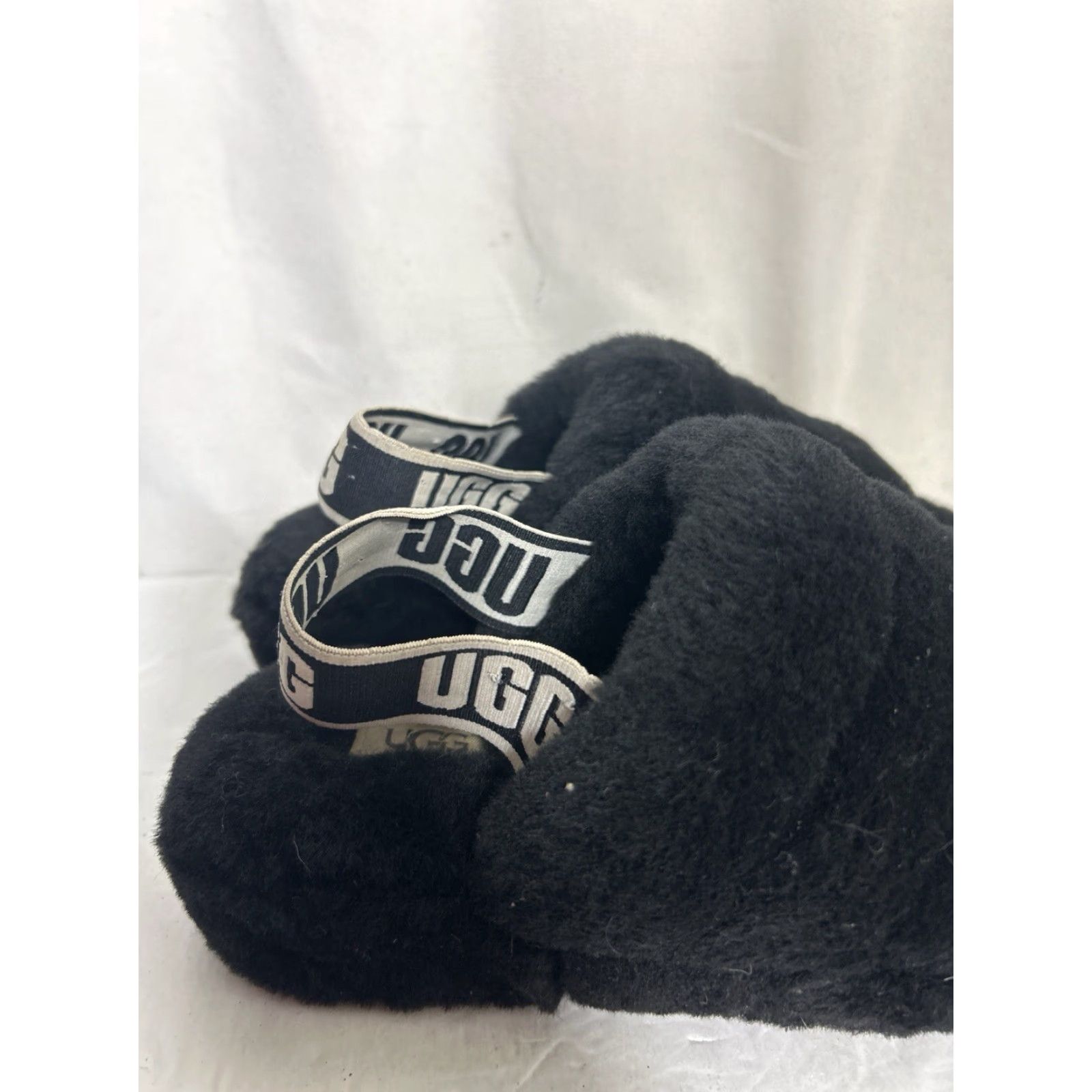 Ugg VINTAGE UGG Australia Fluff Yeah Slide Sandals for Women US 5 Black Size US 5 / IT 35 - 3 Thumbnail