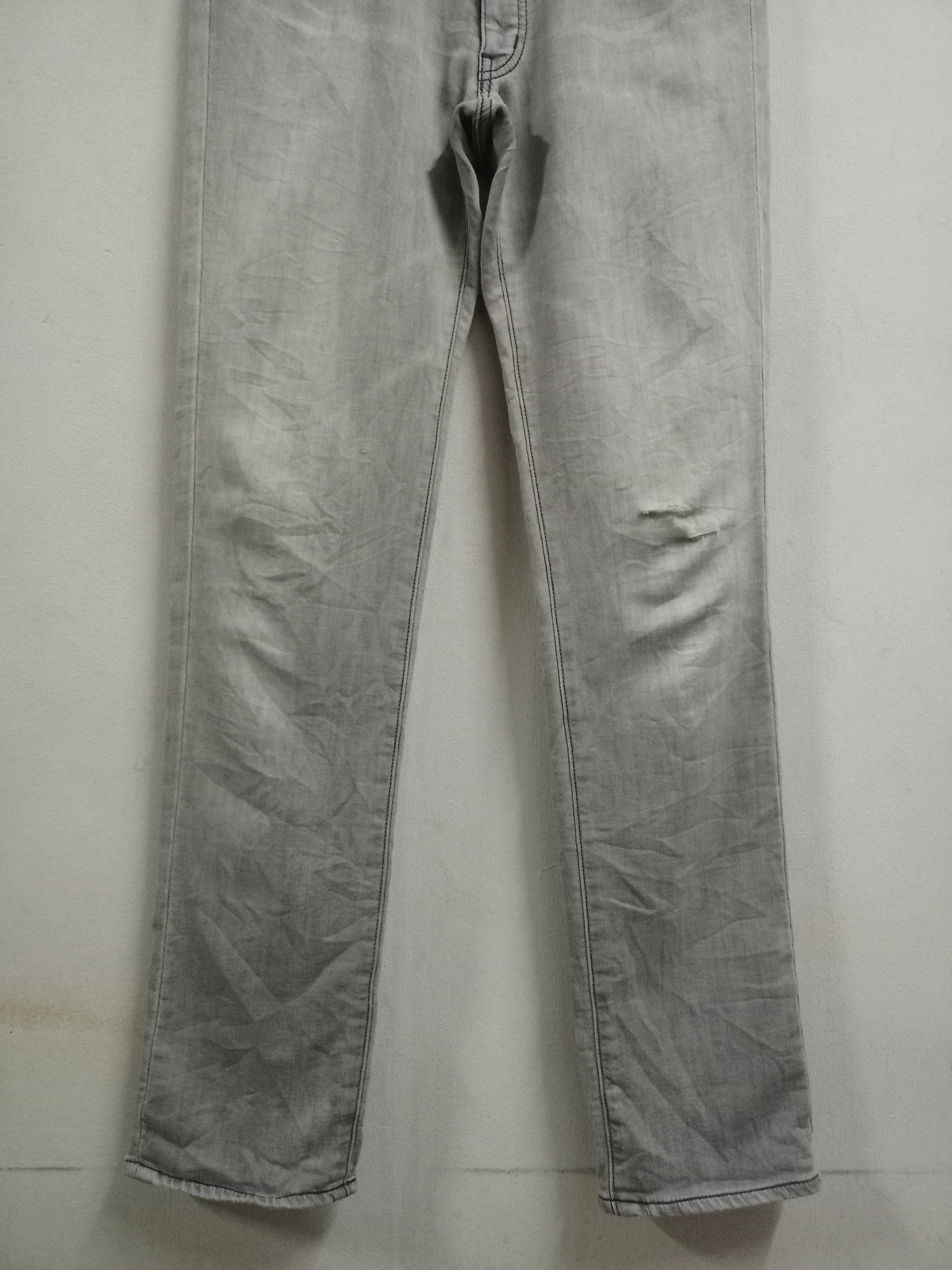Carpe Diem × junhashimoto × wjk Vintage Japan Junhashimoto Distressed Faded Grey Jeans 30x33 Size US 30 / EU 46 - 6 Thumbnail