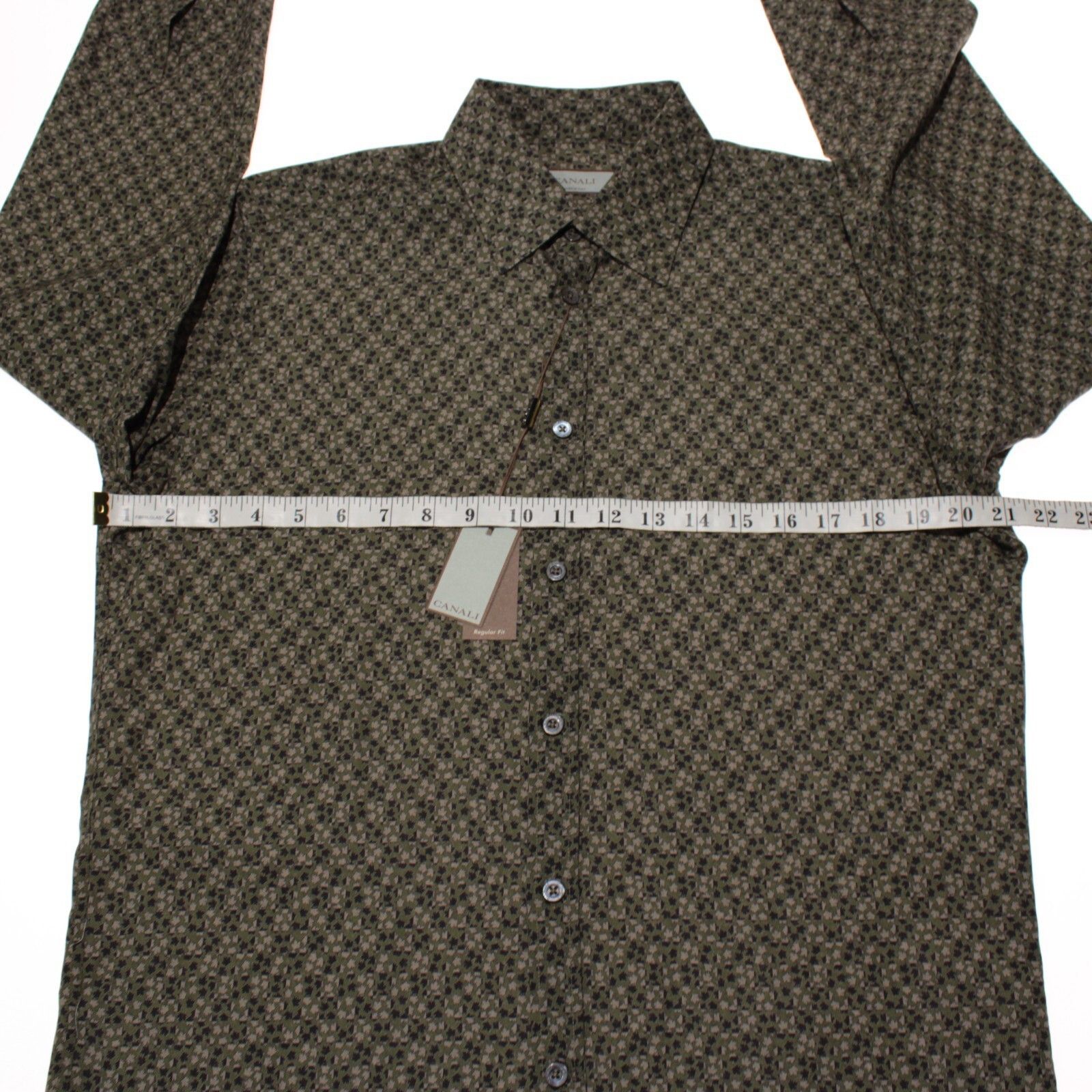 Canali Canali New with tags Shirt Size M US In Green Size US M / EU 48-50 / 2 - 4 Thumbnail
