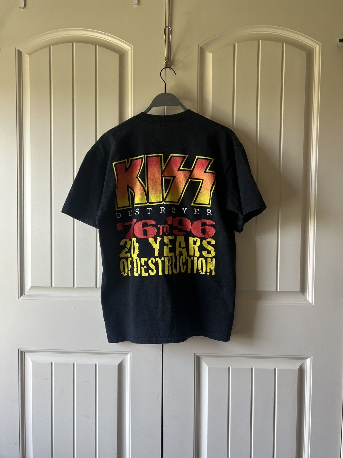 Vintage 1996 KISS 20 Years of Destruction Concert Tee Size US L / EU 52-54 / 3 - 2 Thumbnail