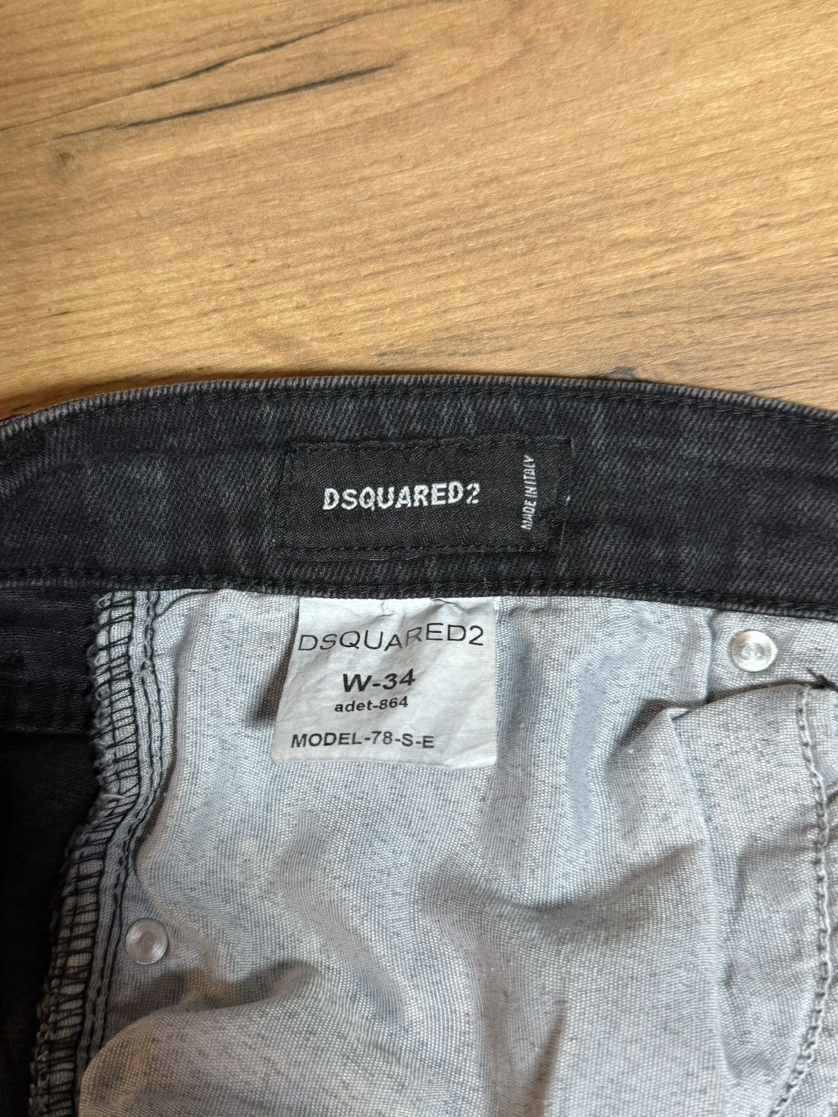 Dsquared2 🔥SLIM FIT DSQUARED2 JEANS ITALY RARE 🇮🇹 Size US 34 / EU 50 - 7 Thumbnail
