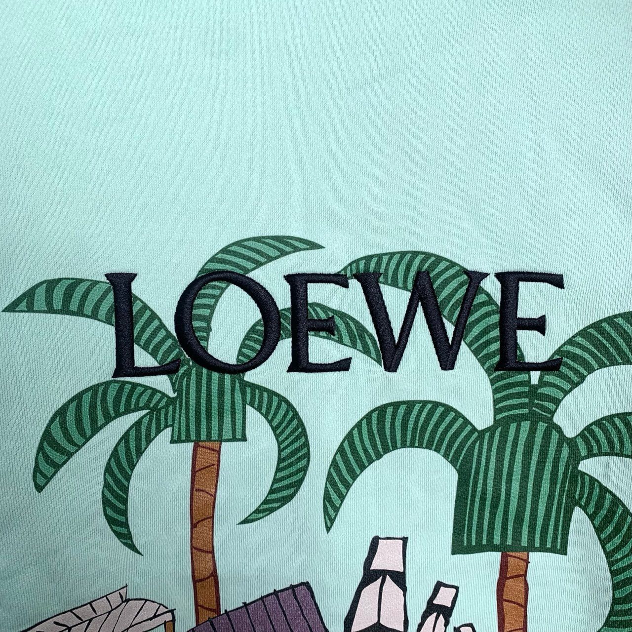 Loewe Loewe Embroidered Print Hooded Long-Sleeve Sweatshirt Size US S / EU 44-46 / 1 - 5 Thumbnail