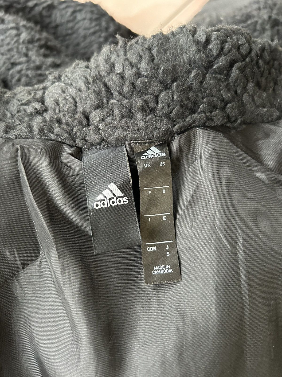Adidas Adidas Three Stripes Zip Up Sherpa Fleece Size US S / EU 44-46 / 1 - 12 Thumbnail
