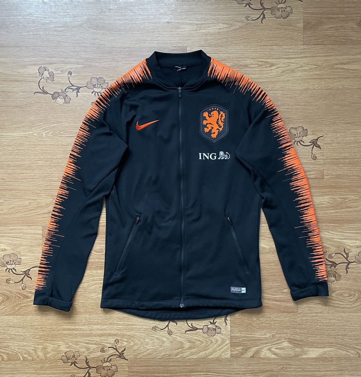 Nike Nike Netherlands Jacket S KNVB ING Soccer Anthem Zip Track Size US S / EU 44-46 / 1 - 1 Thumbnail