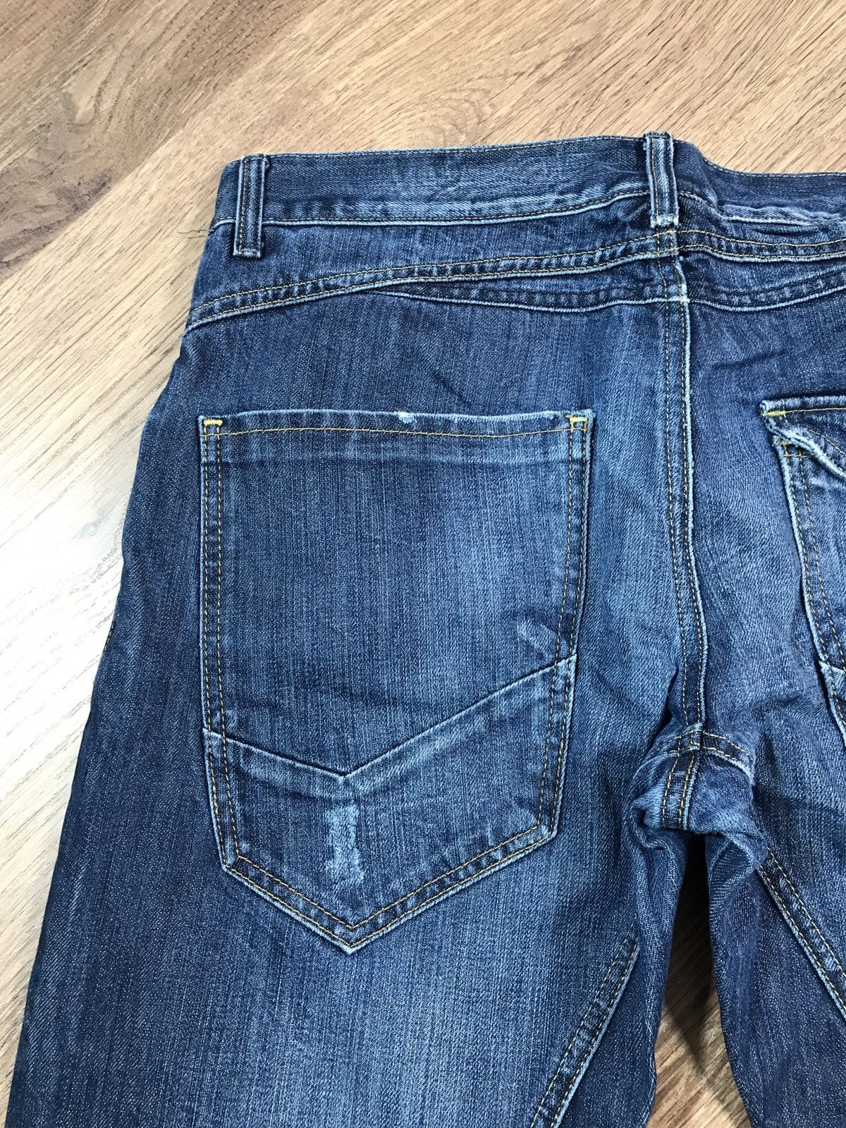Japanese Brand Vintage Distressed Denim Pants Jeans Size US 36 / EU 52 - 13 Thumbnail